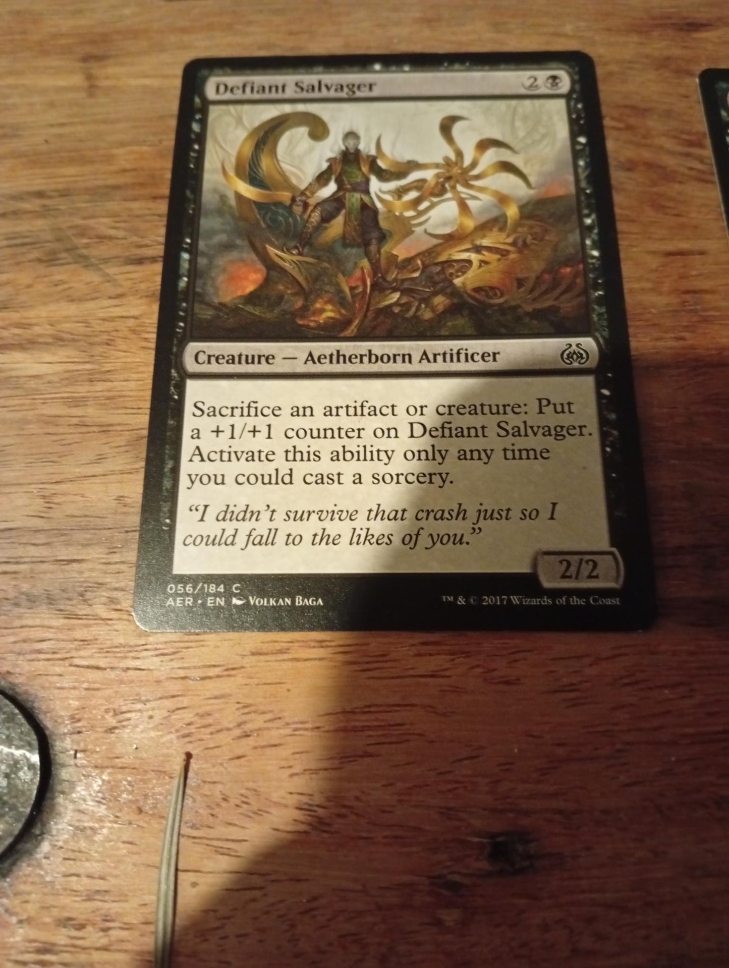 Magic The Gathering Defiant Salvager 056/184 Aether Revolt
