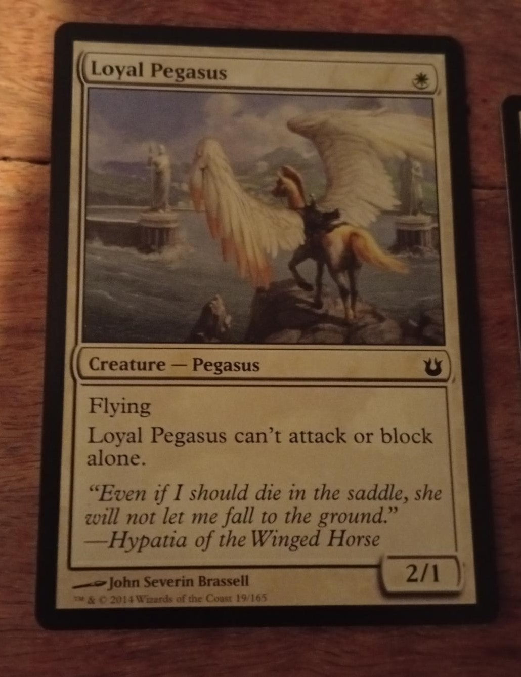 Magic The Gathering Loyal Pegasus 19/165 Born of the Gods