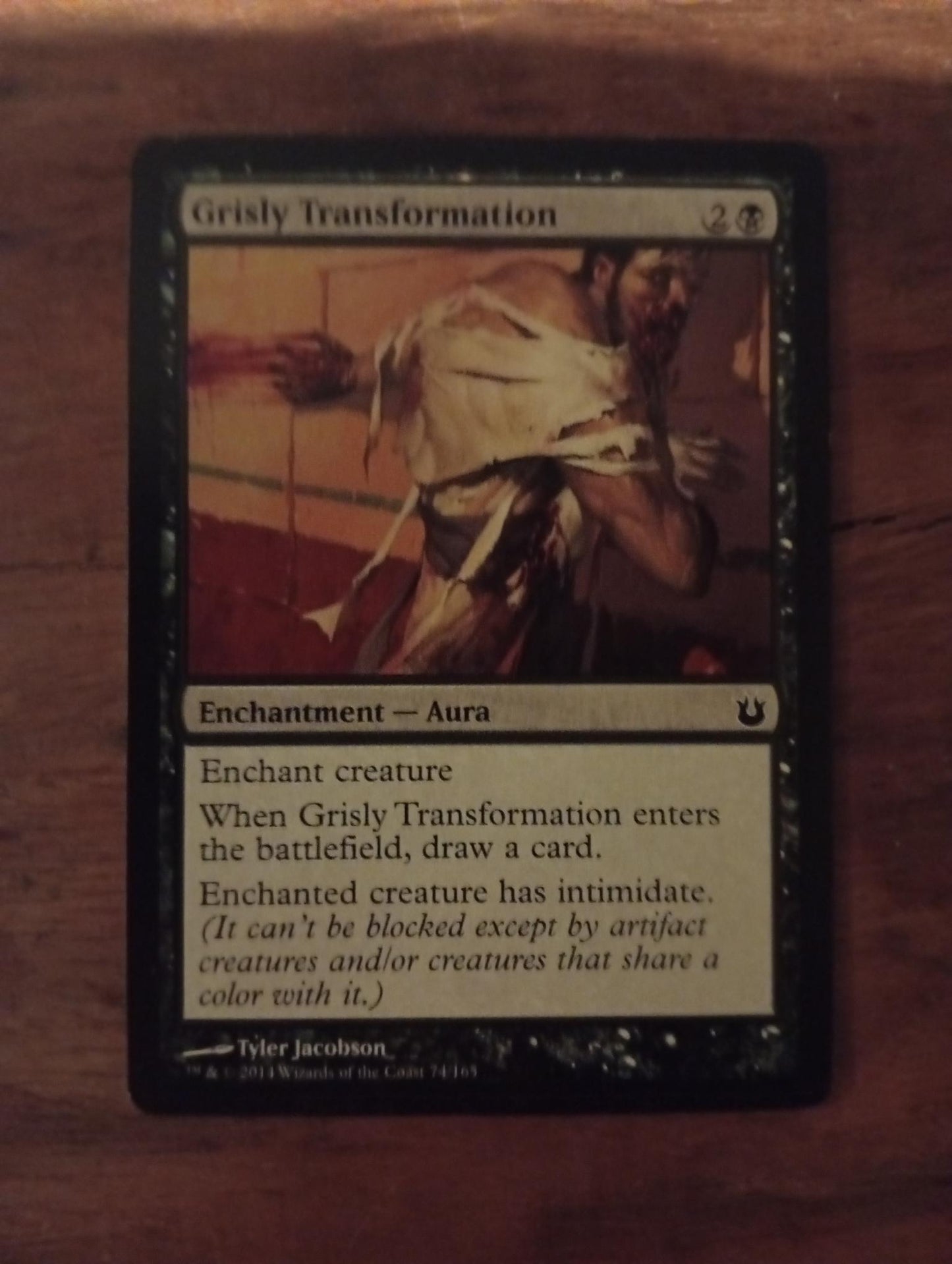 Magic The Gathering Grisly Transformation 74/165 Born of the Gods