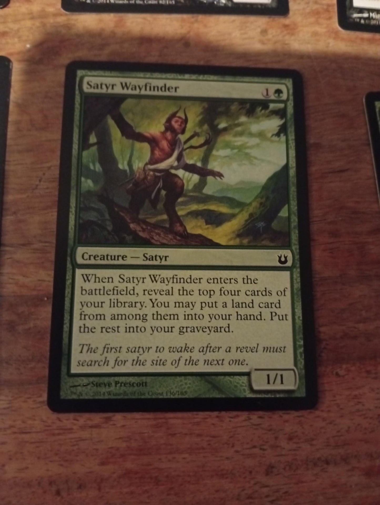 Magic The Gathering Satyr Wayfinder 136/165 Born of the Gods