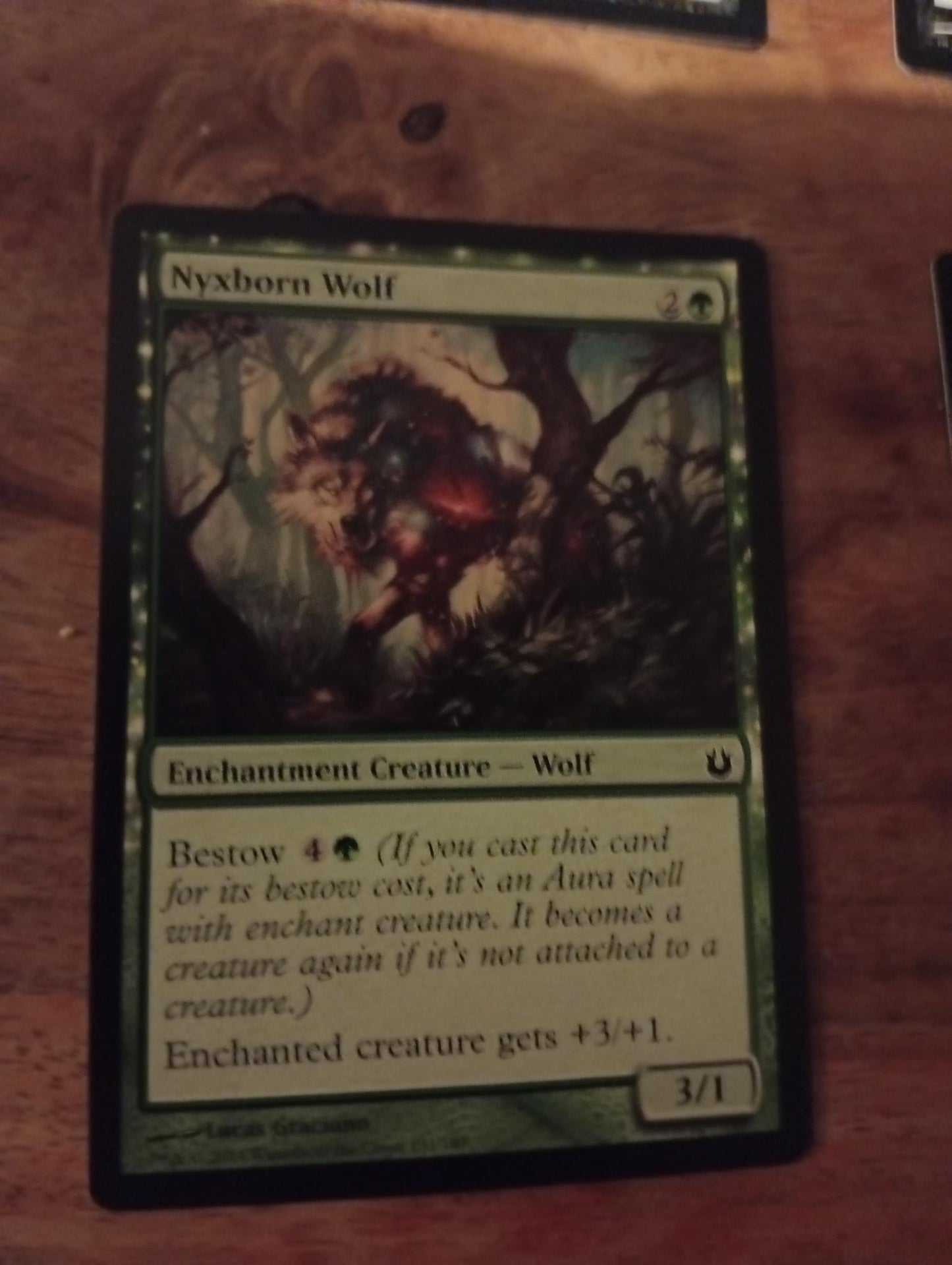 Magic The Gathering Nyxborn Wolf 131/165 Born of the Gods