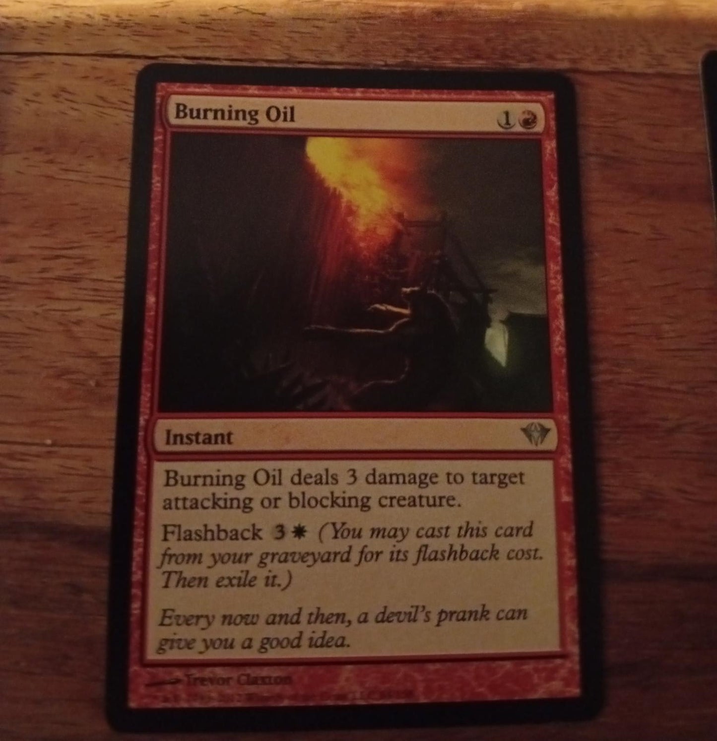 Magic The Gathering Burning Oil 84/158 Dark Ascension
