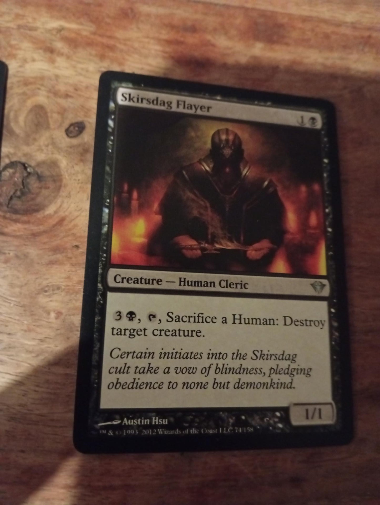 Magic The Gathering Skirsdag Flayer 74/158 Dark Ascension