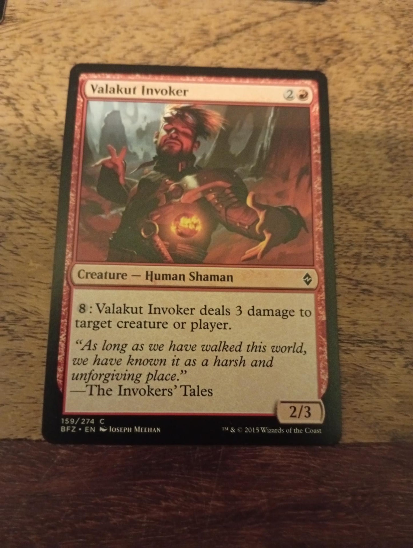 Magic The Gathering Valakut Invoker 259/274 Battle for Zendikar