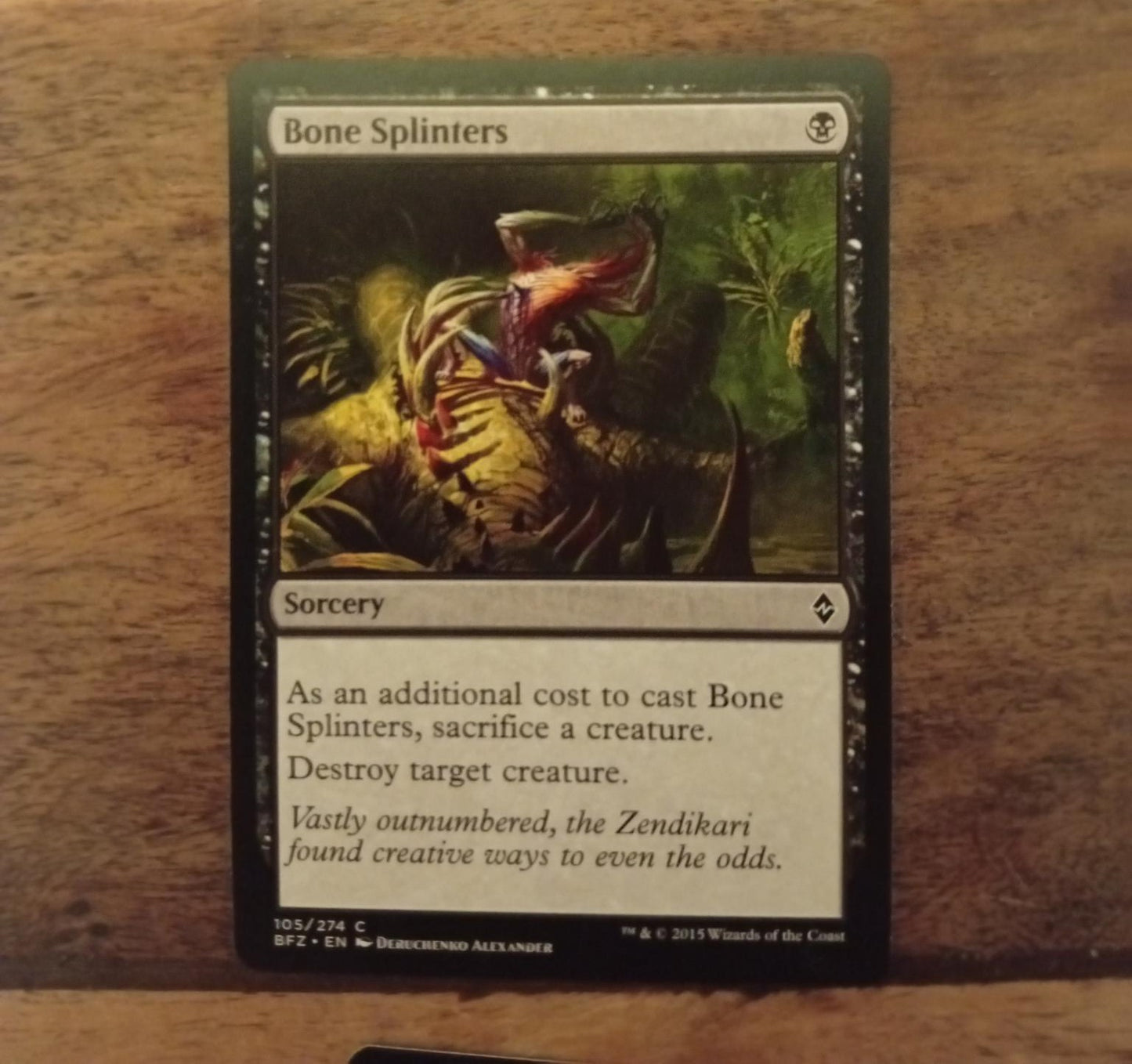 Magic The Gathering Bone Splinters 105/274 Battle for Zendikar