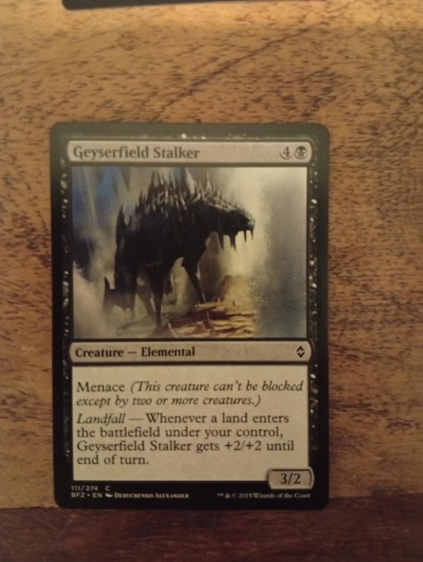 Magic The Gathering Geyserfield Stalker 111/274 Battle for Zendikar