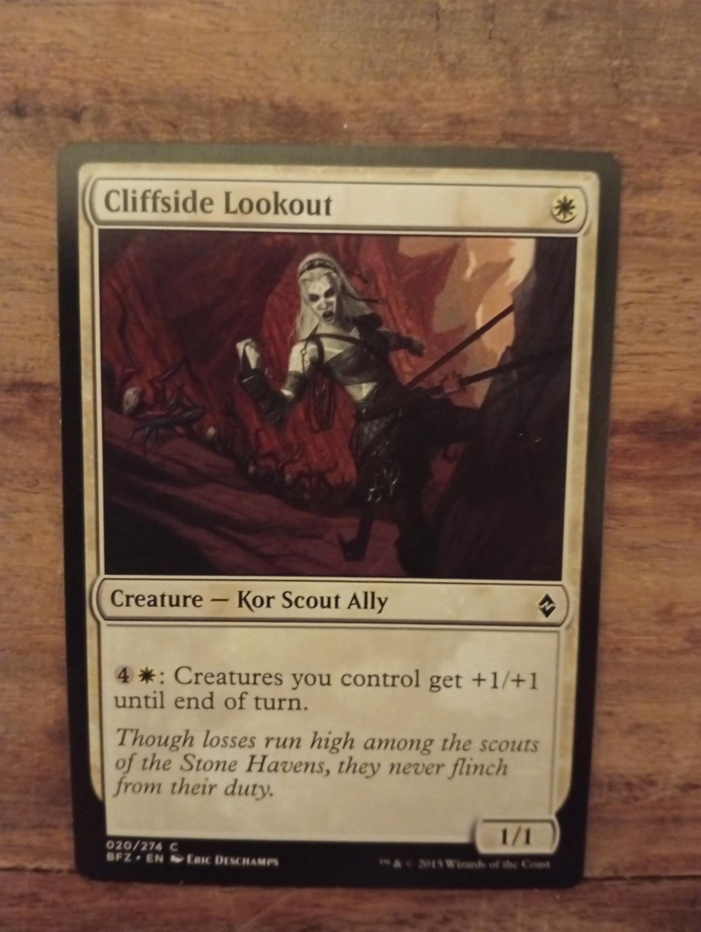 Magic The Gathering Cliffside Lookout 020/274 Battle for Zendikar