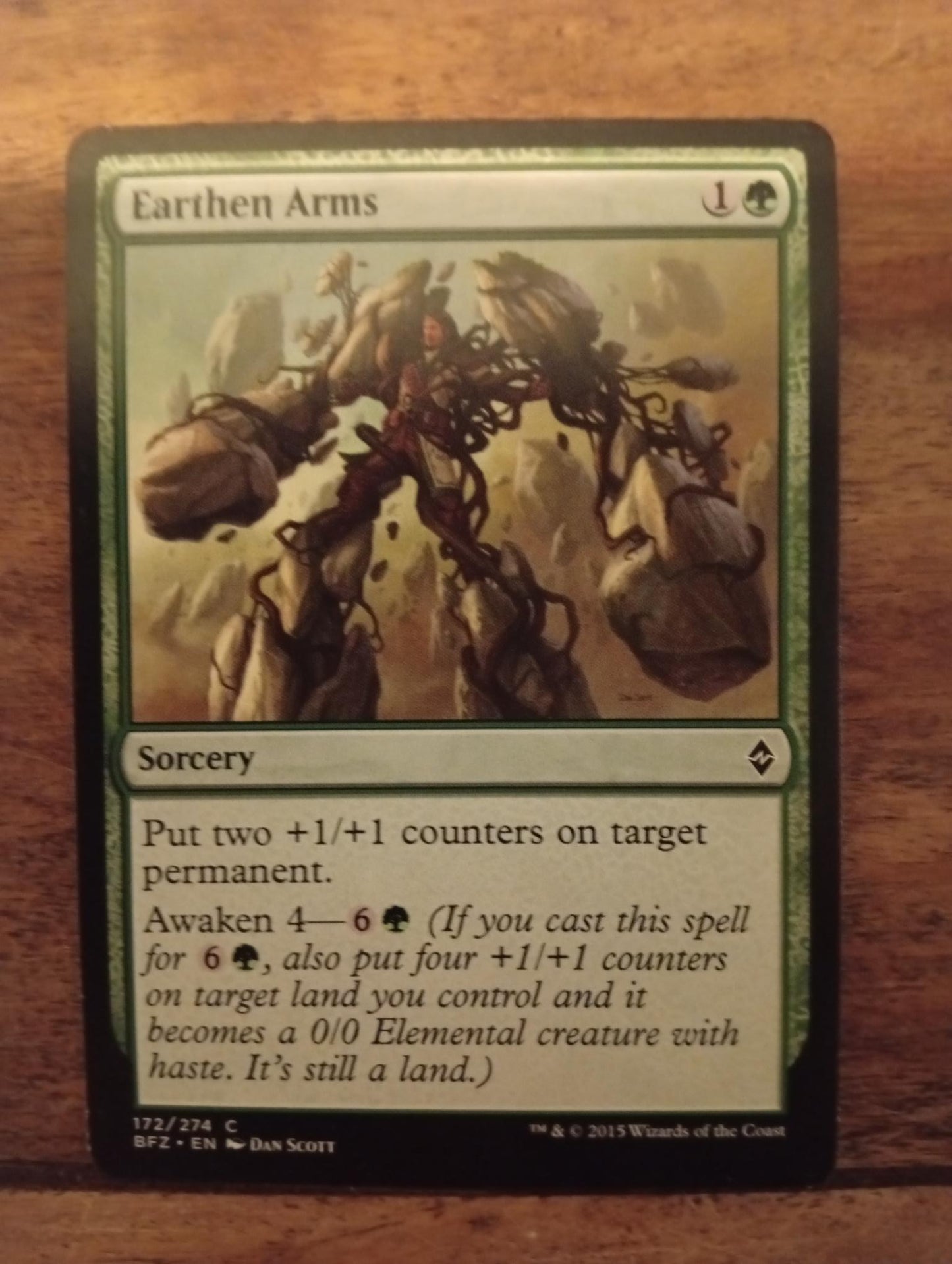 Magic The Gathering Earthen Arms 172/274 Battle for Zendikar