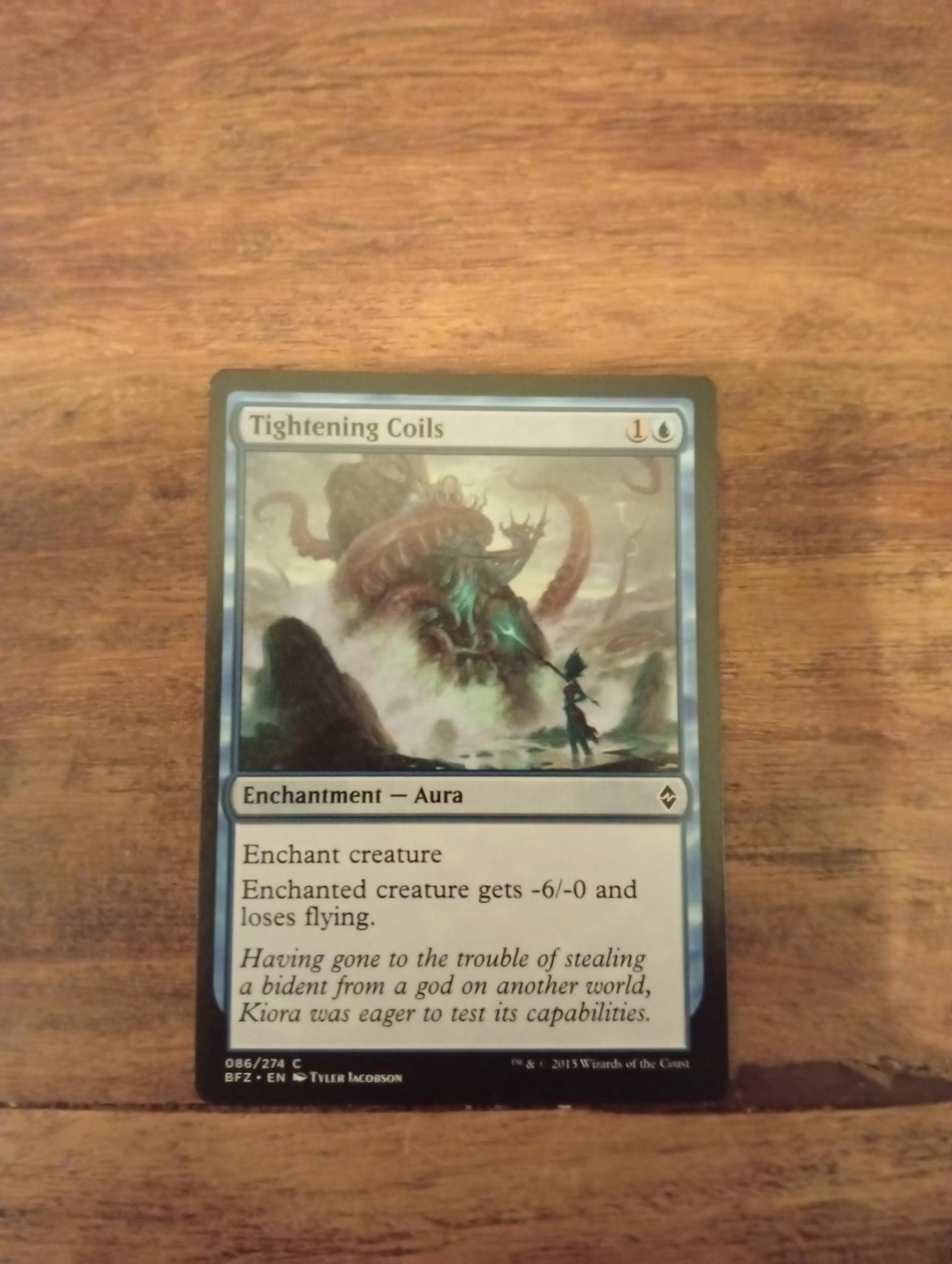 Magic The Gathering Tightening Coils 086/274 Battle for Zendikar