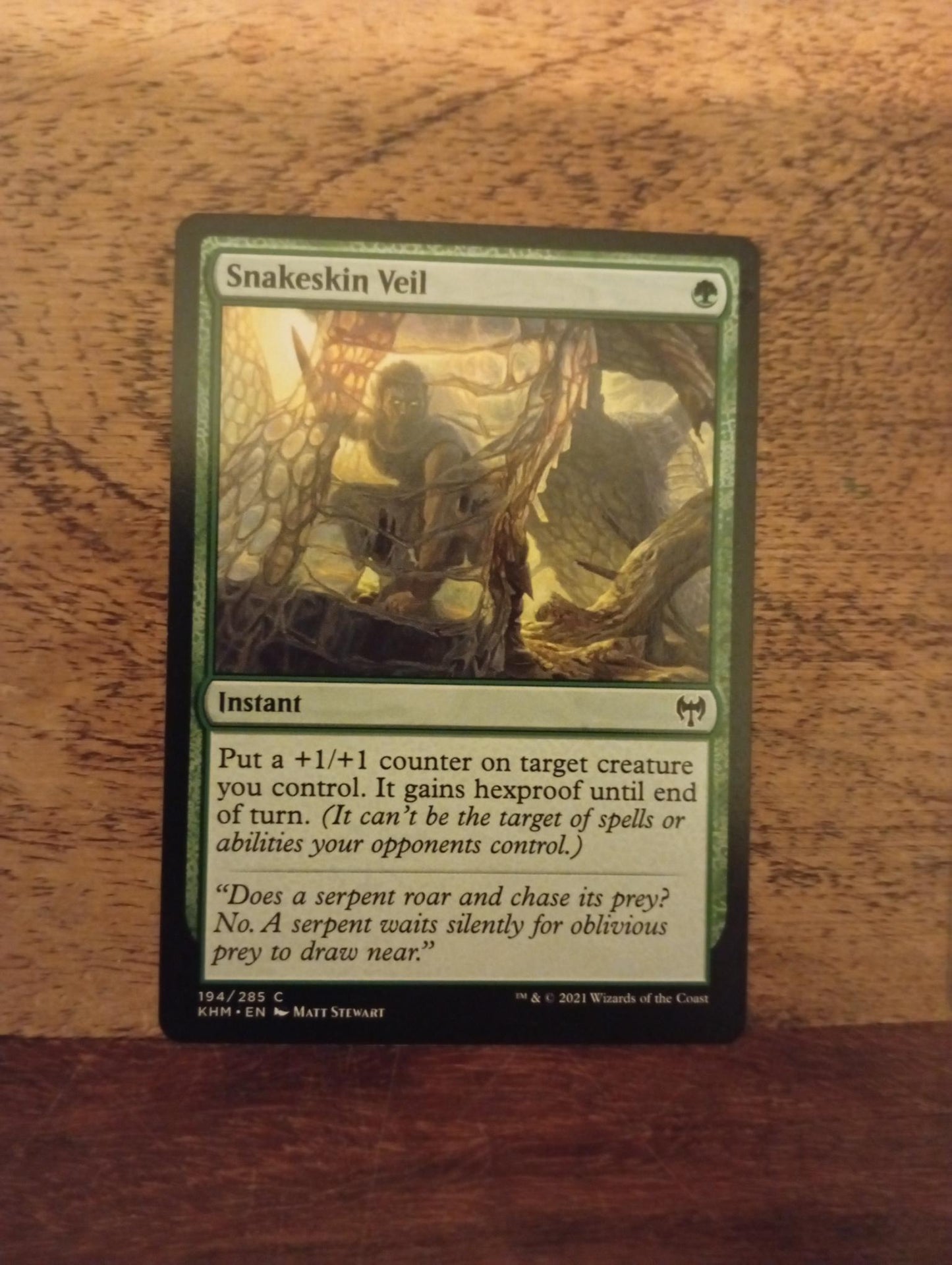 Magic The Gathering Snakeskin Veil 194/285 Kaldheim