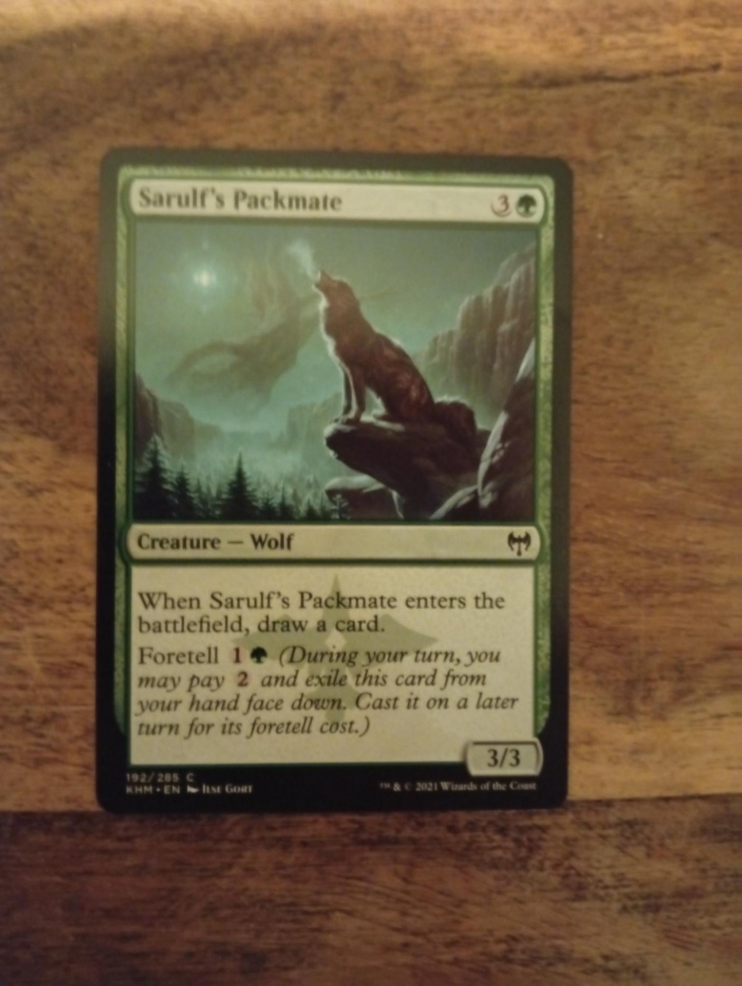 Magic The Gathering Sarulf's Packmate 192/285 Kaldheim