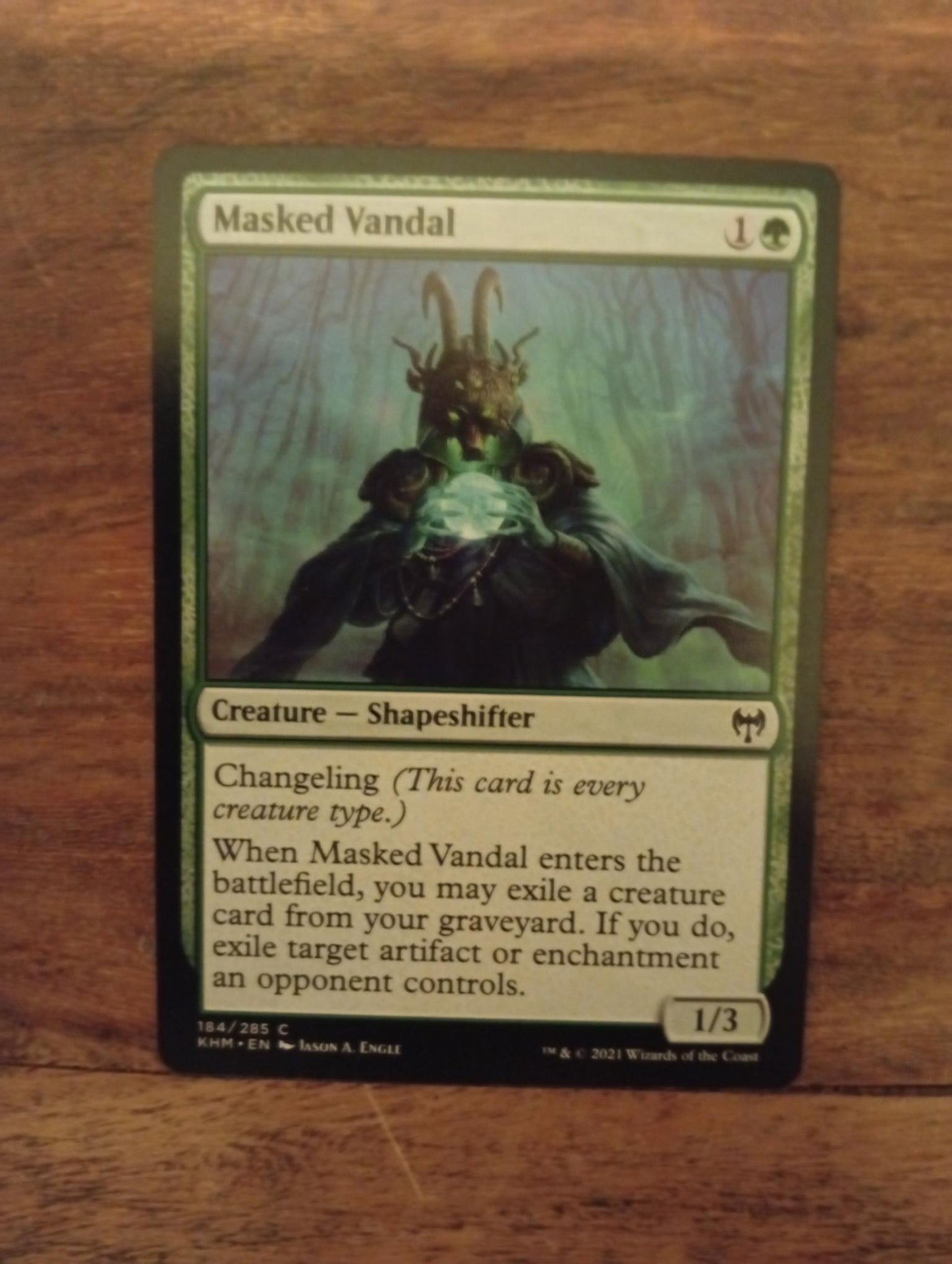 Magic The Gathering Masked Vandal 184/285 Kaldheim