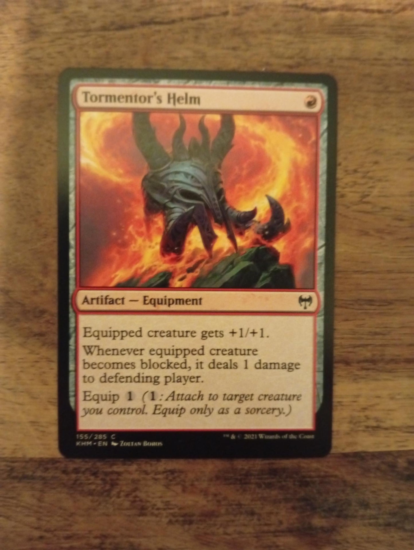 Magic The Gathering Tormentor's Helm 155/285 Kaldheim