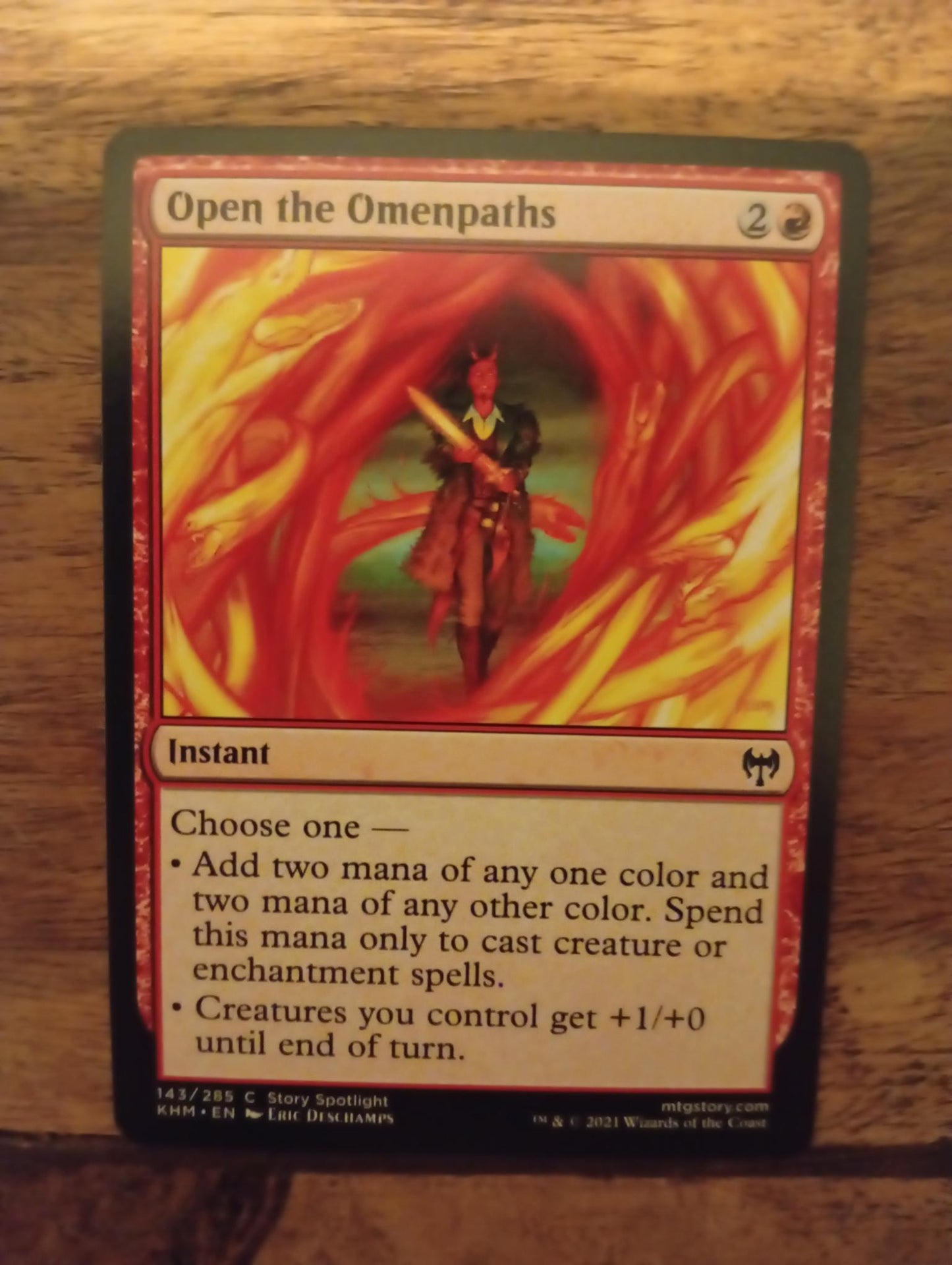 Magic The Gathering Open the Omenpaths 143/285 Kaldheim