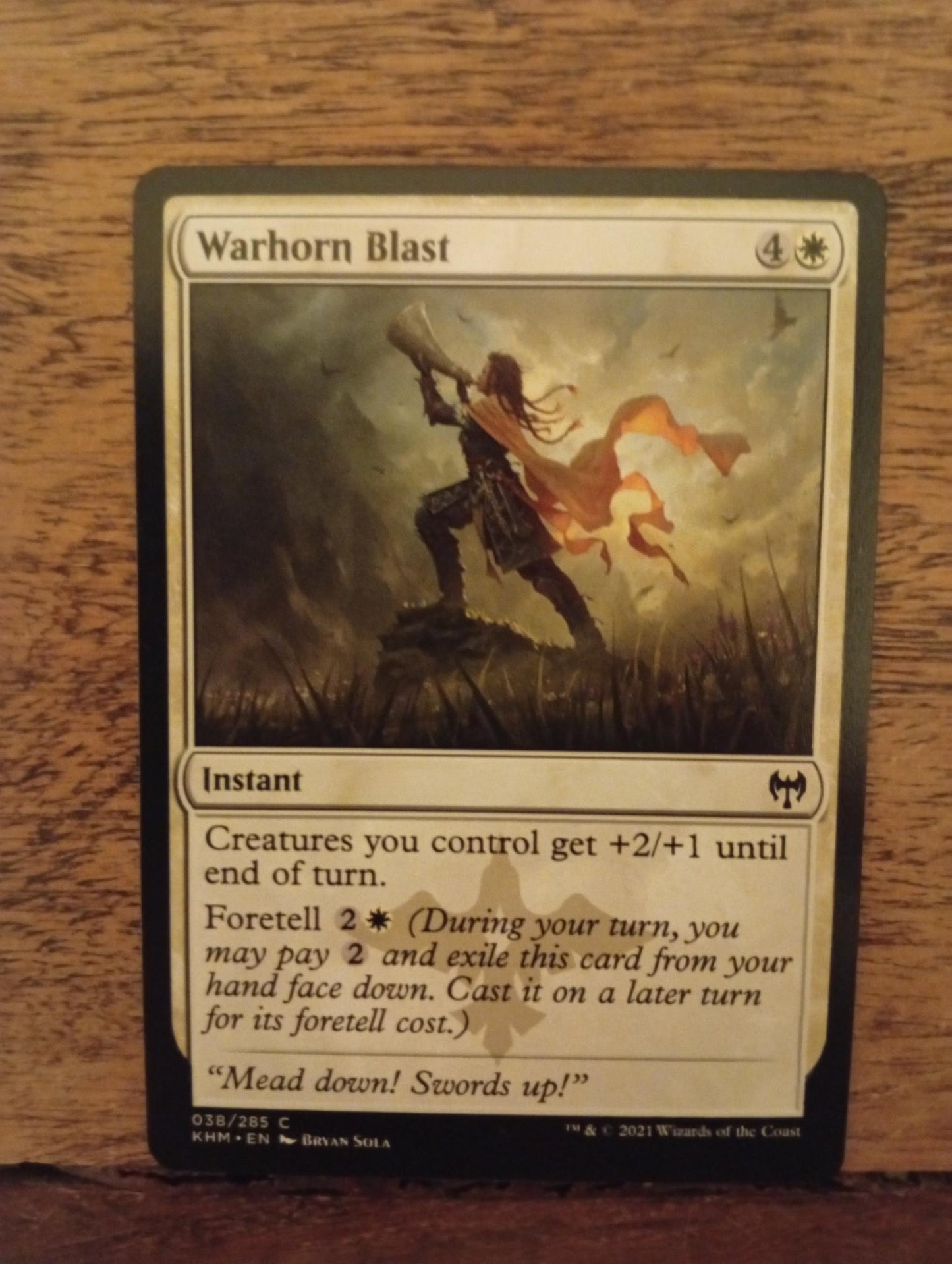 Magic The Gathering Warhorn Blast 038/285 Kaldheim