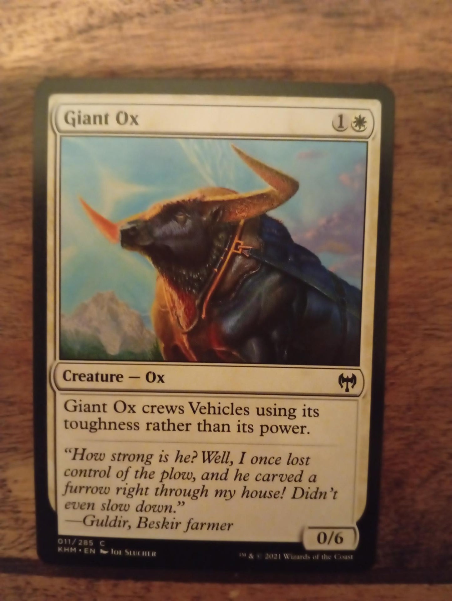 Magic The Gathering Giant Ox 011/285 Kaldheim
