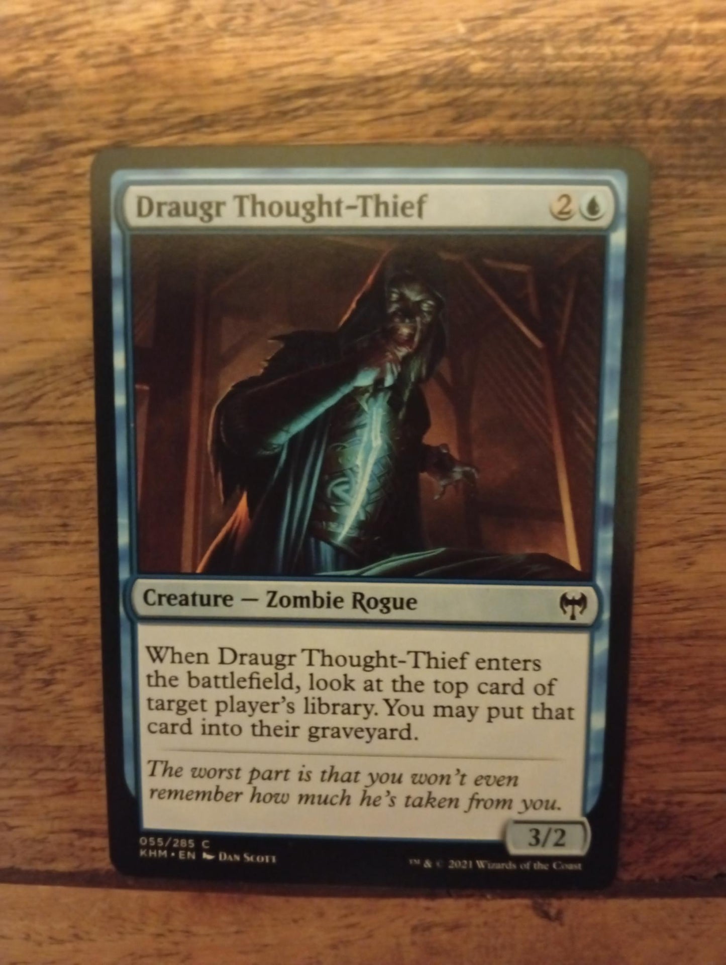 Magic The Gathering Draugr Thought-Thief 055/285 Kaldheim