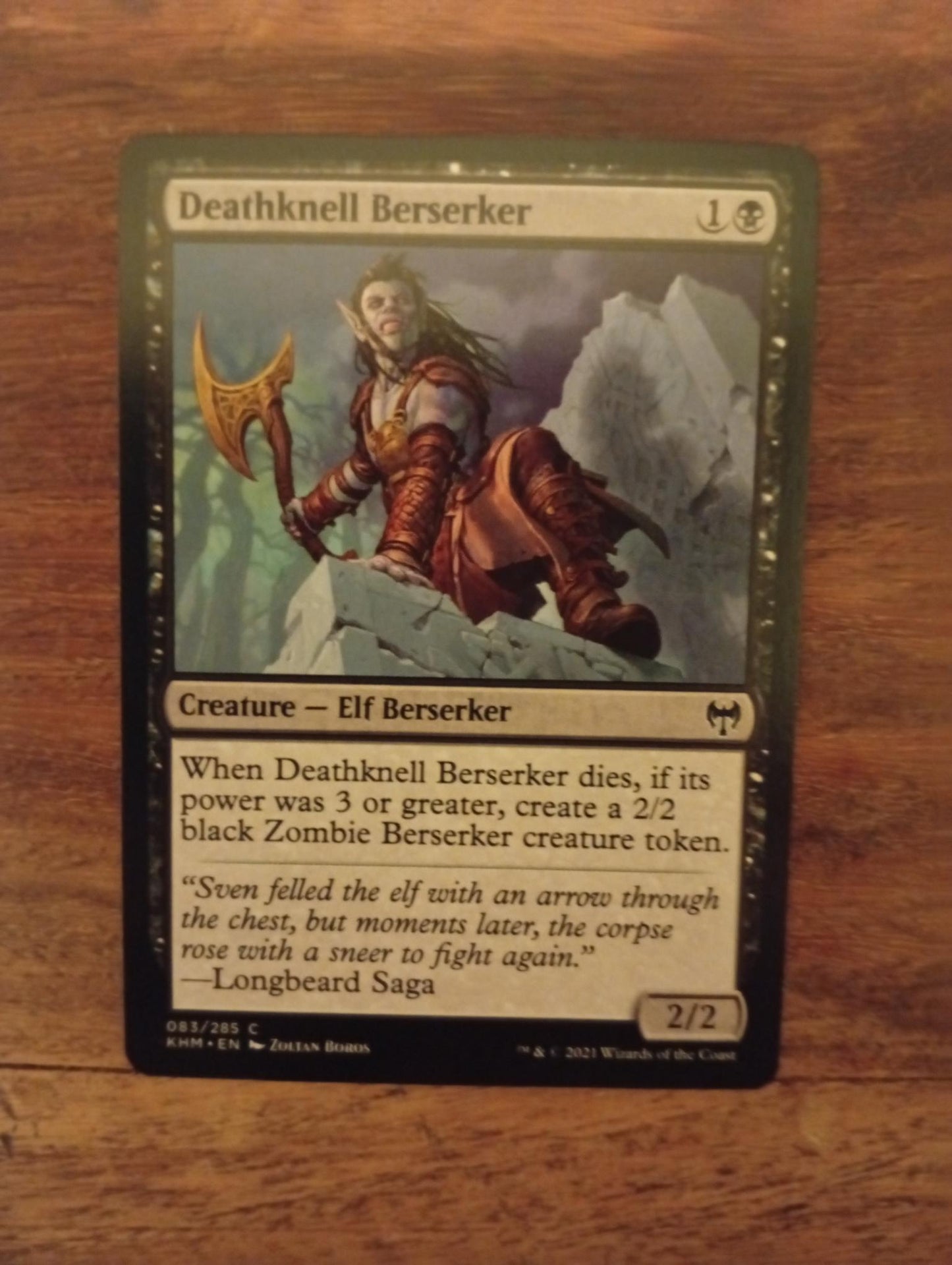 Magic The Gathering Deathknell Berserker 083/285 Kaldheim