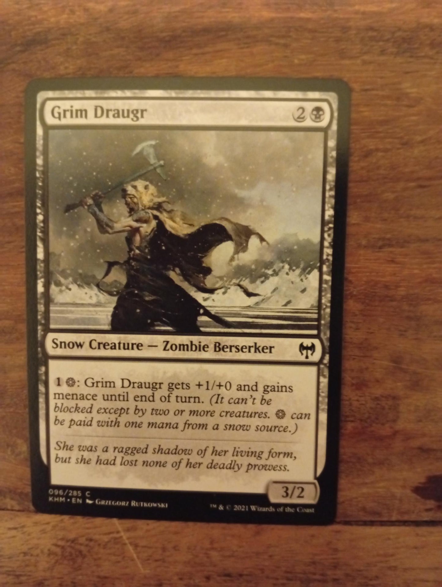 Magic The Gathering Grim Draugr 096/285 Kaldheim