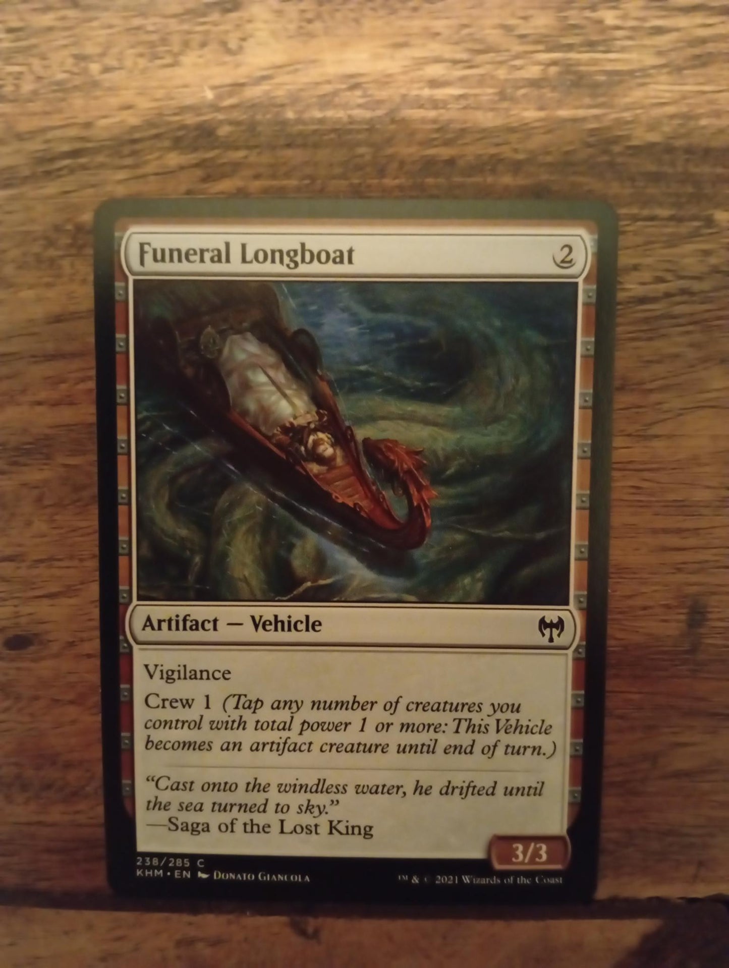 Magic The Gathering Funeral Longboat 238/285 Kaldheim