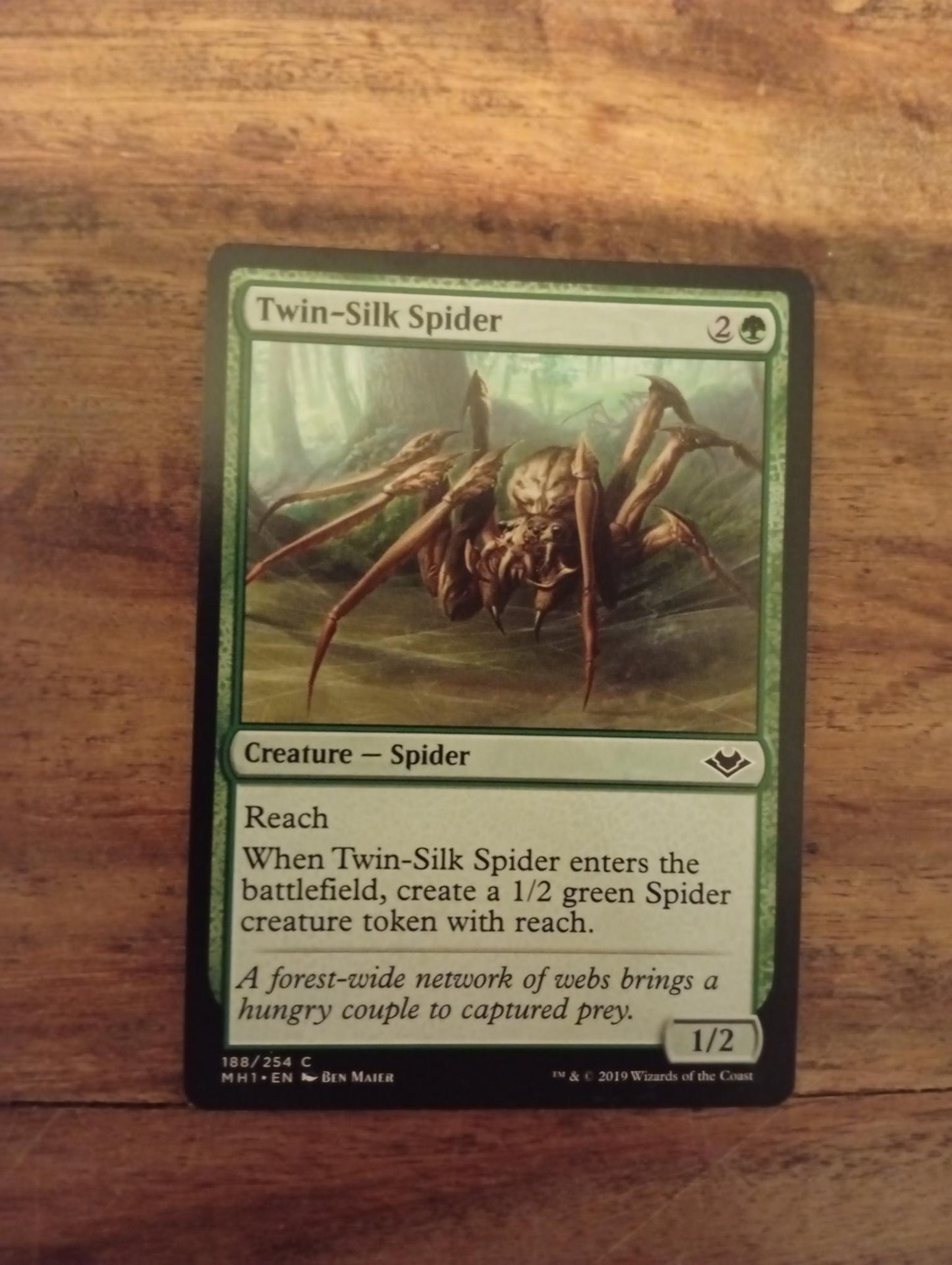 Magic The Gathering Twin Silk Spider 188/254 Modern Horizons
