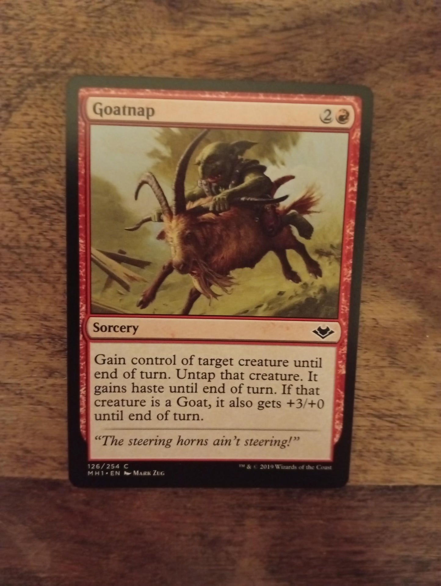 Magic The Gathering Goatnap 126/254 Modern Horizons