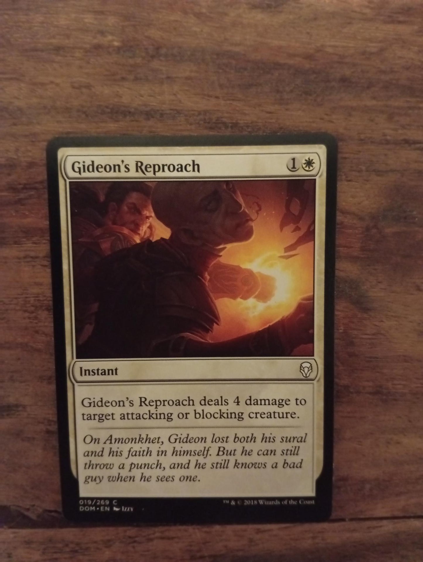 Magic The Gathering Gideon's Reproach 019/269 Dominaria