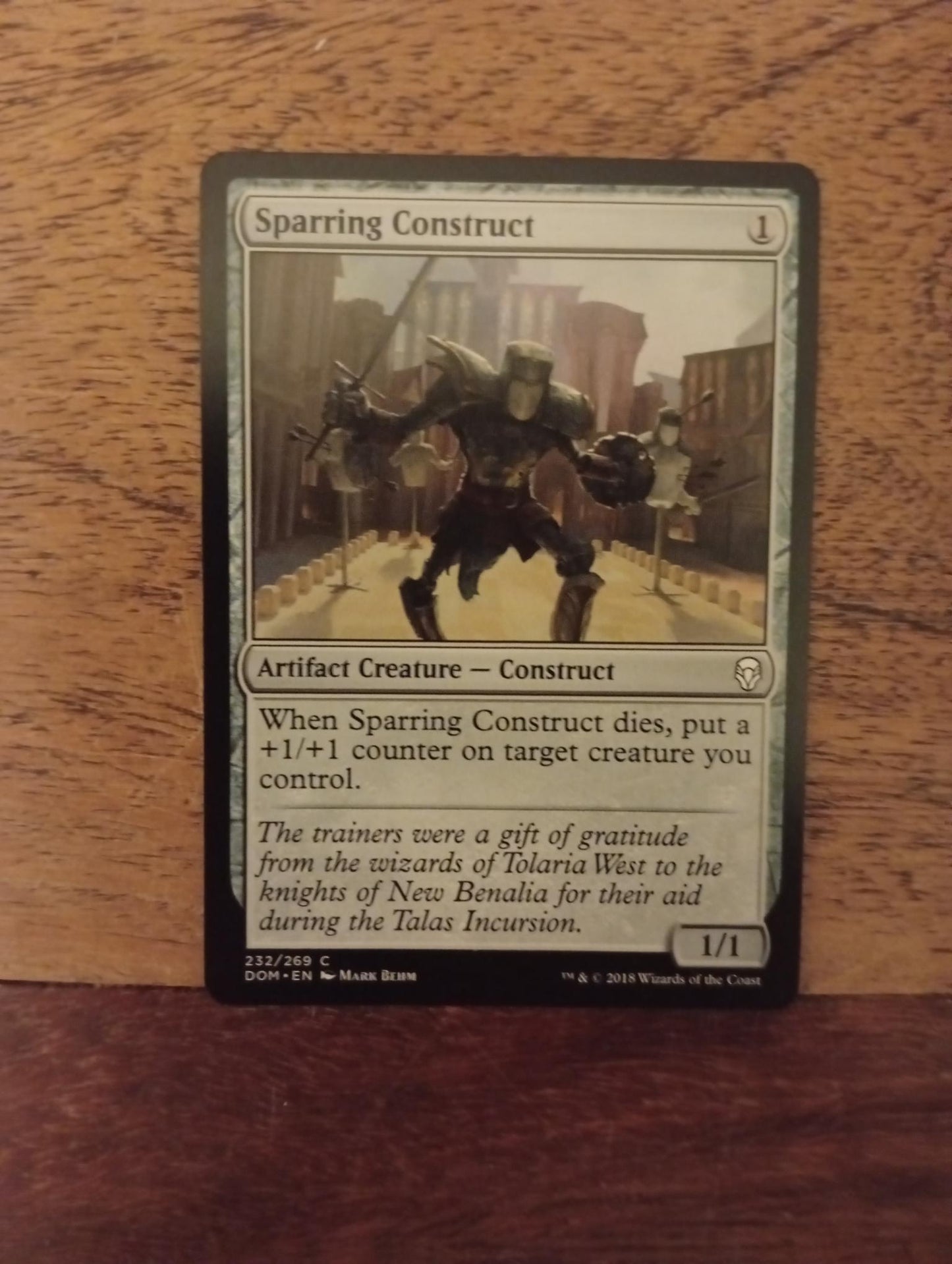 Magic The Gathering Sparring Construct 232/269 Dominaria