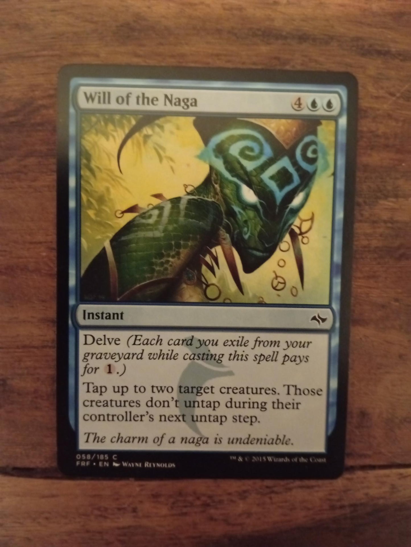 Magic The Gathering Will of the Naga 058/185 Fate Reforged