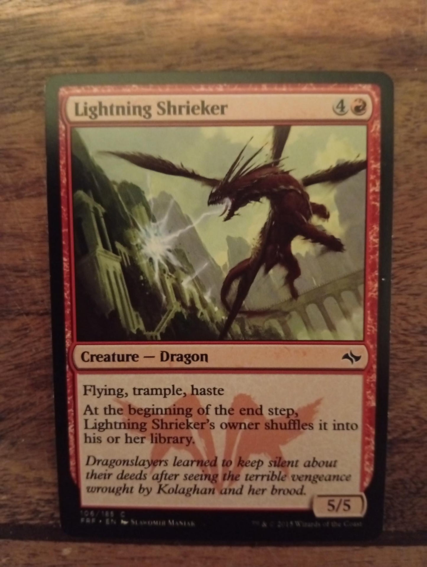 Magic The Gathering Lightning Shrieker 106/185 Fate Reforged