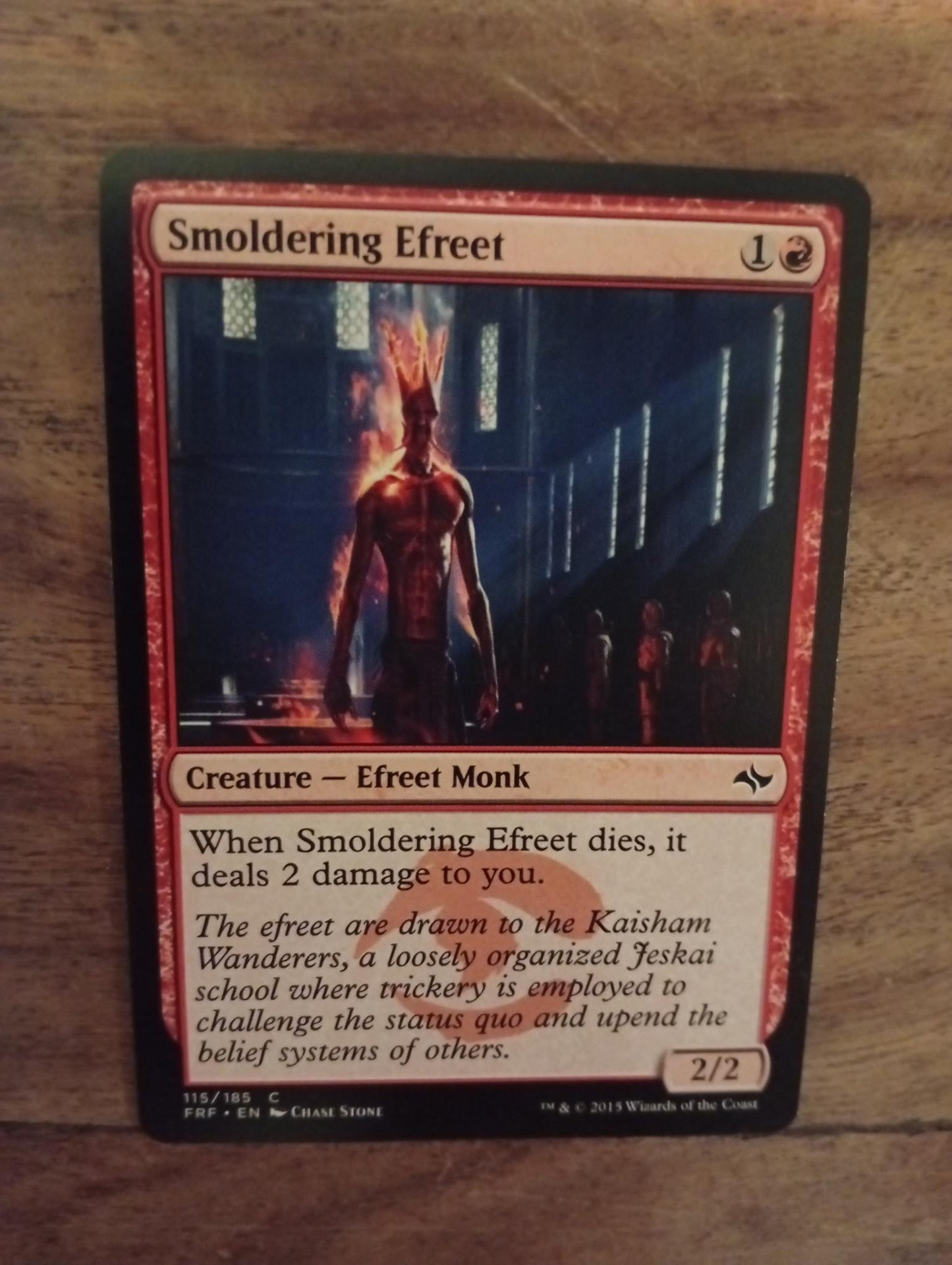 Magic The Gathering Smoldering Efreet 115/185 Fate Reforged