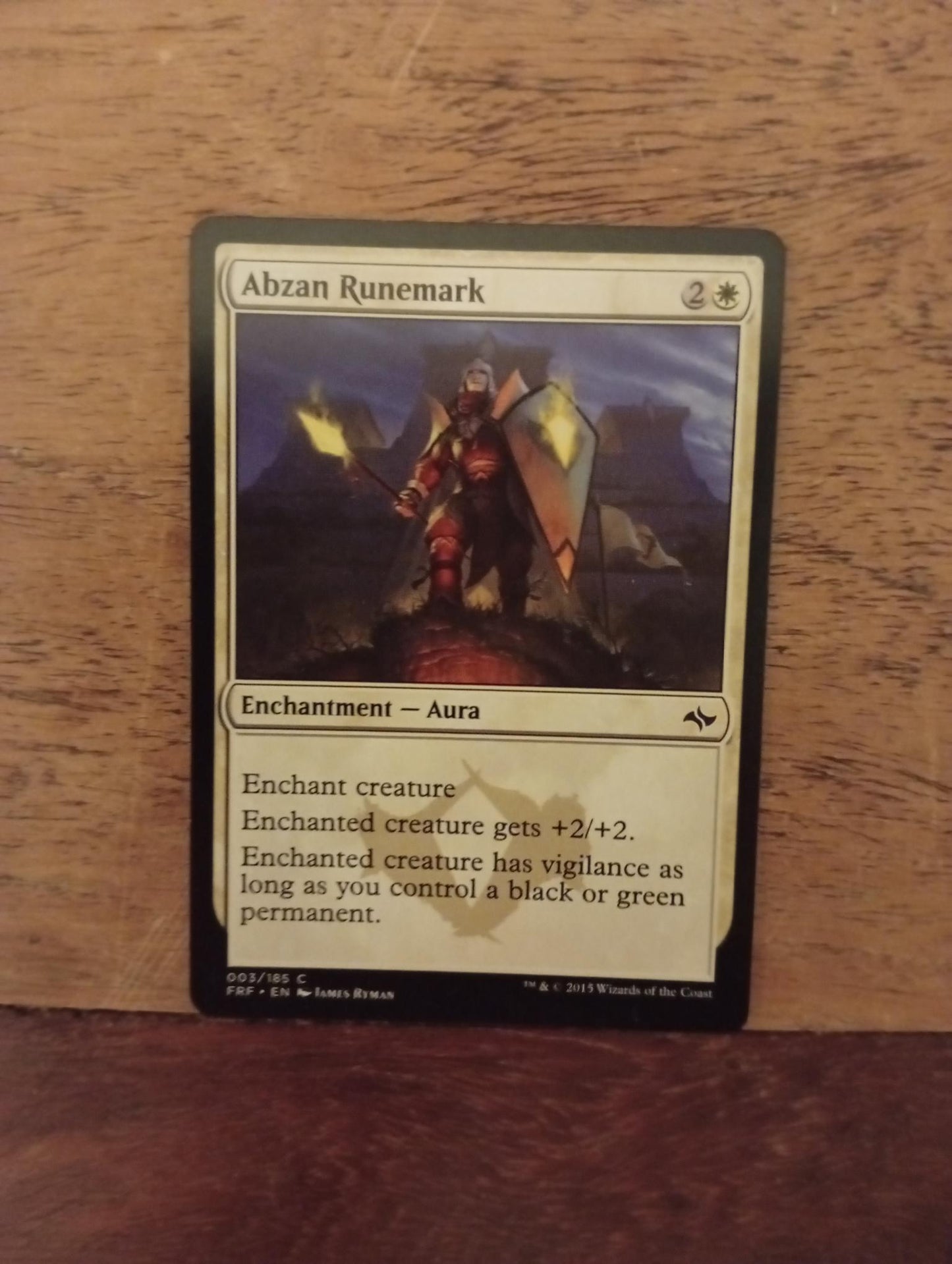Magic The Gathering Abzan Runemark 003/185 Fate Reforged