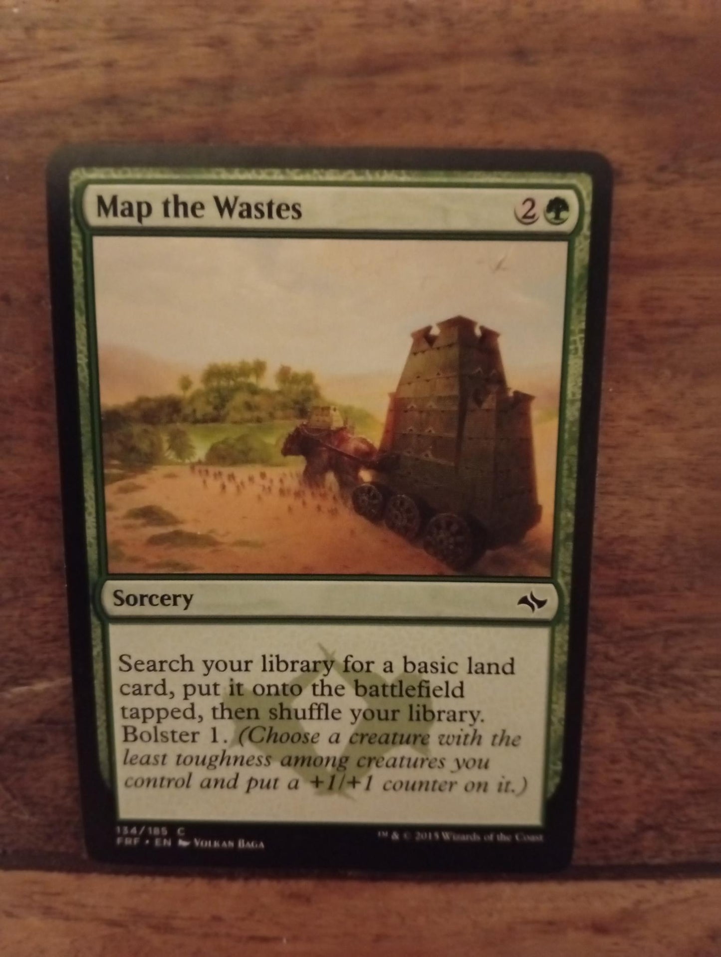 Magic The Gathering Map the Wastes 134/185 Fate Reforged