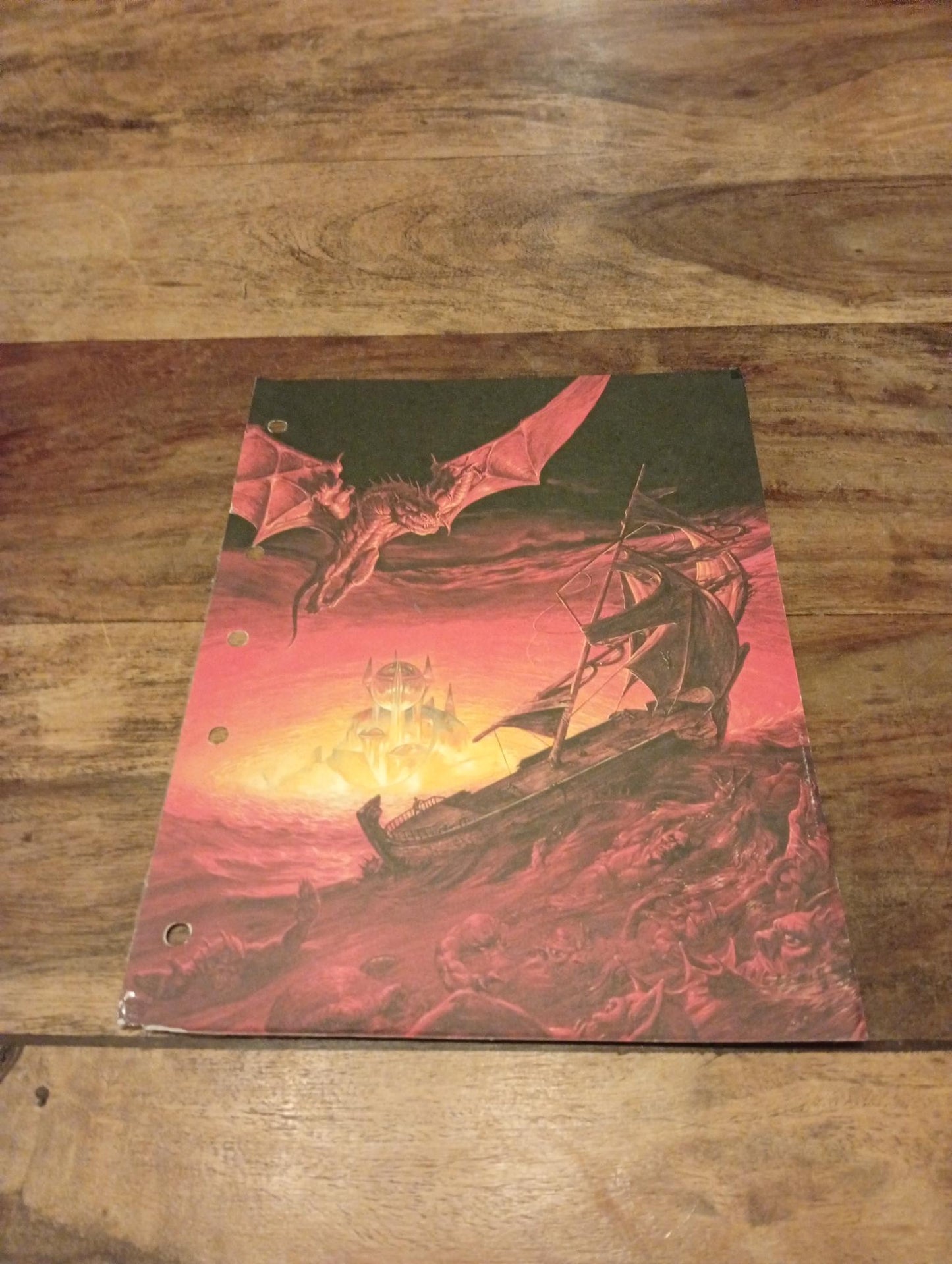 Cardstock Divider Tabs Monstrous Compendium Volume 2 Dragonlance TSR