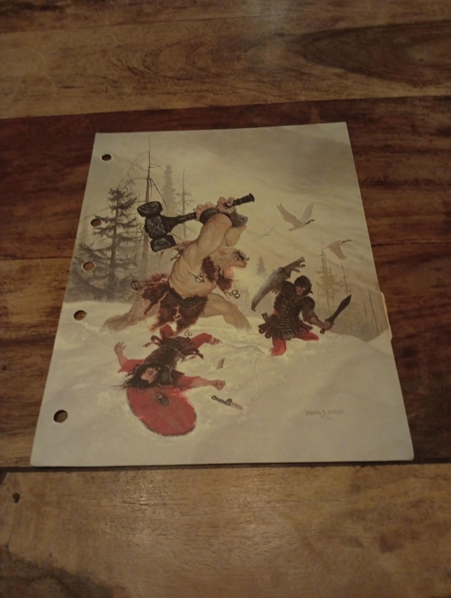 Cardstock Divider Tabs AD&D Monstrous Compendium Volume 2 TSR 2103