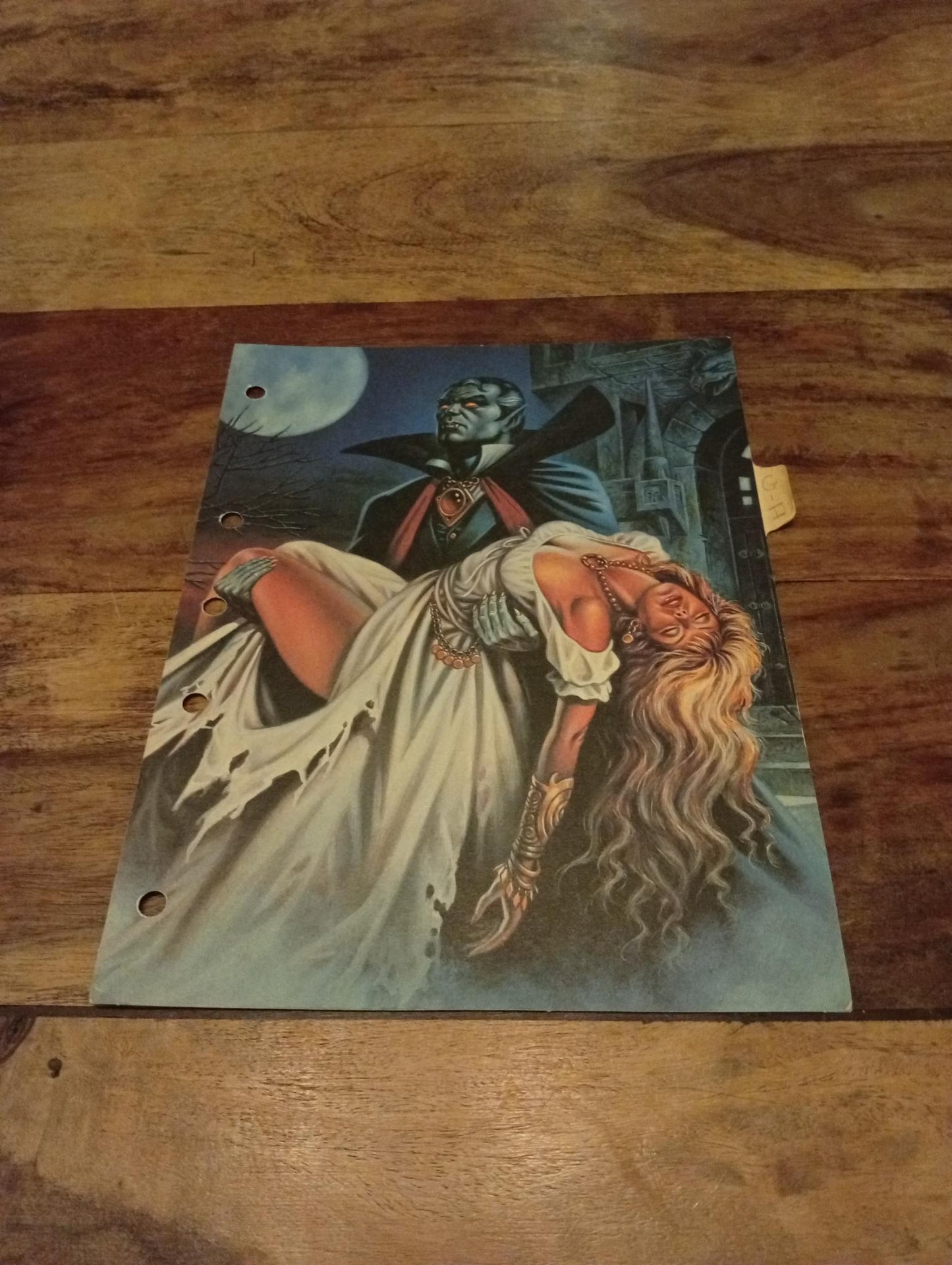 Cardstock Divider Tabs AD&D Monstrous Compendium Volume 1 TSR 2102 - AllRoleplaying.com