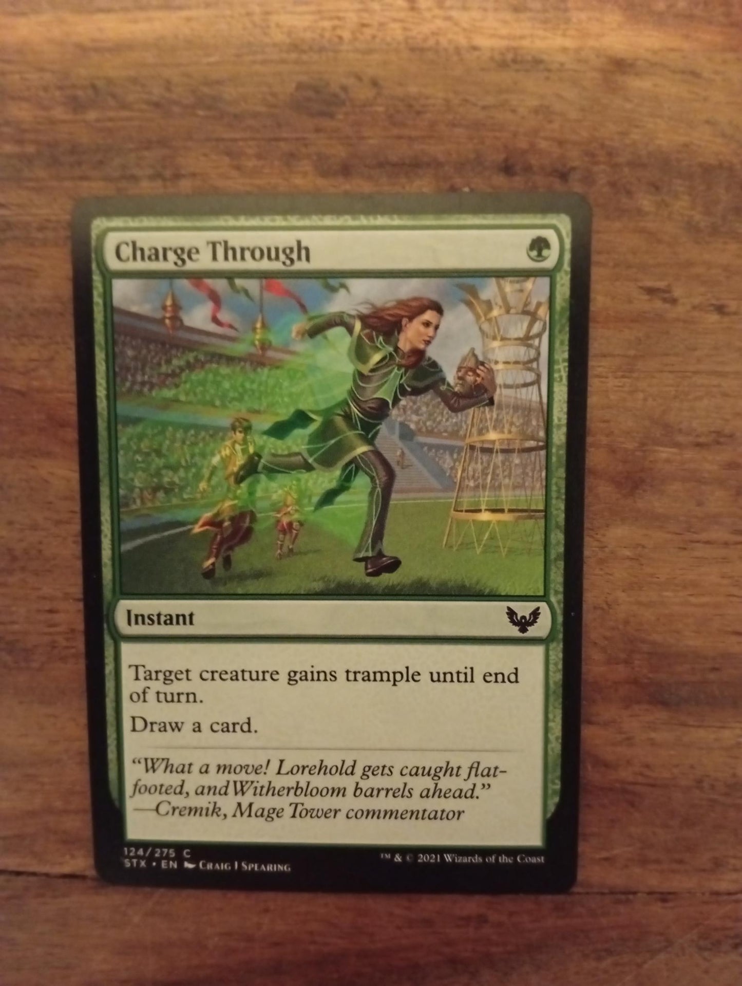 Magic The Gathering Charge Through 124/275 Strixhaven School of Mages