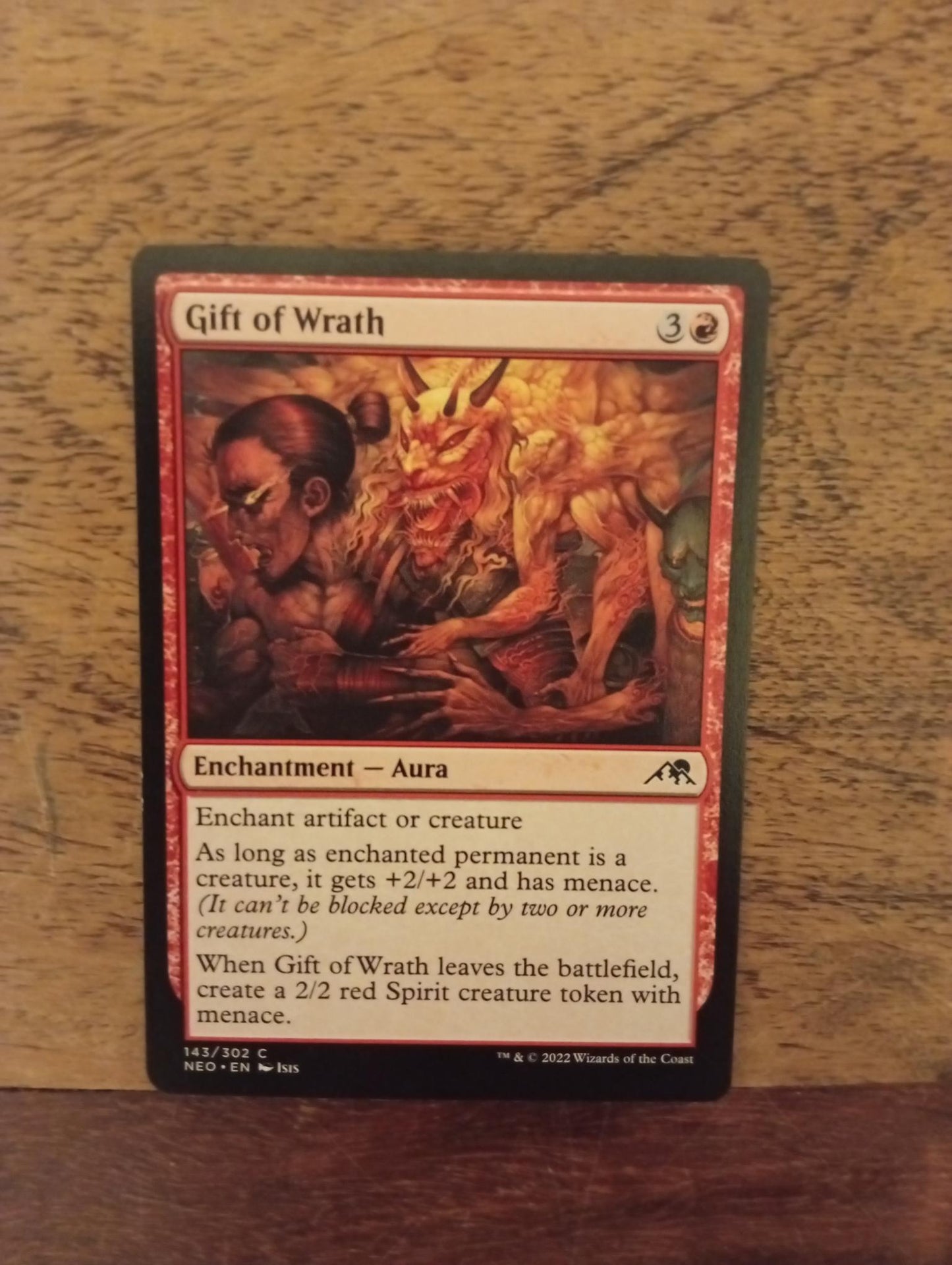 Magic The Gathering Gift of Wrath 143/302 Kamigawa Neon Dynasty