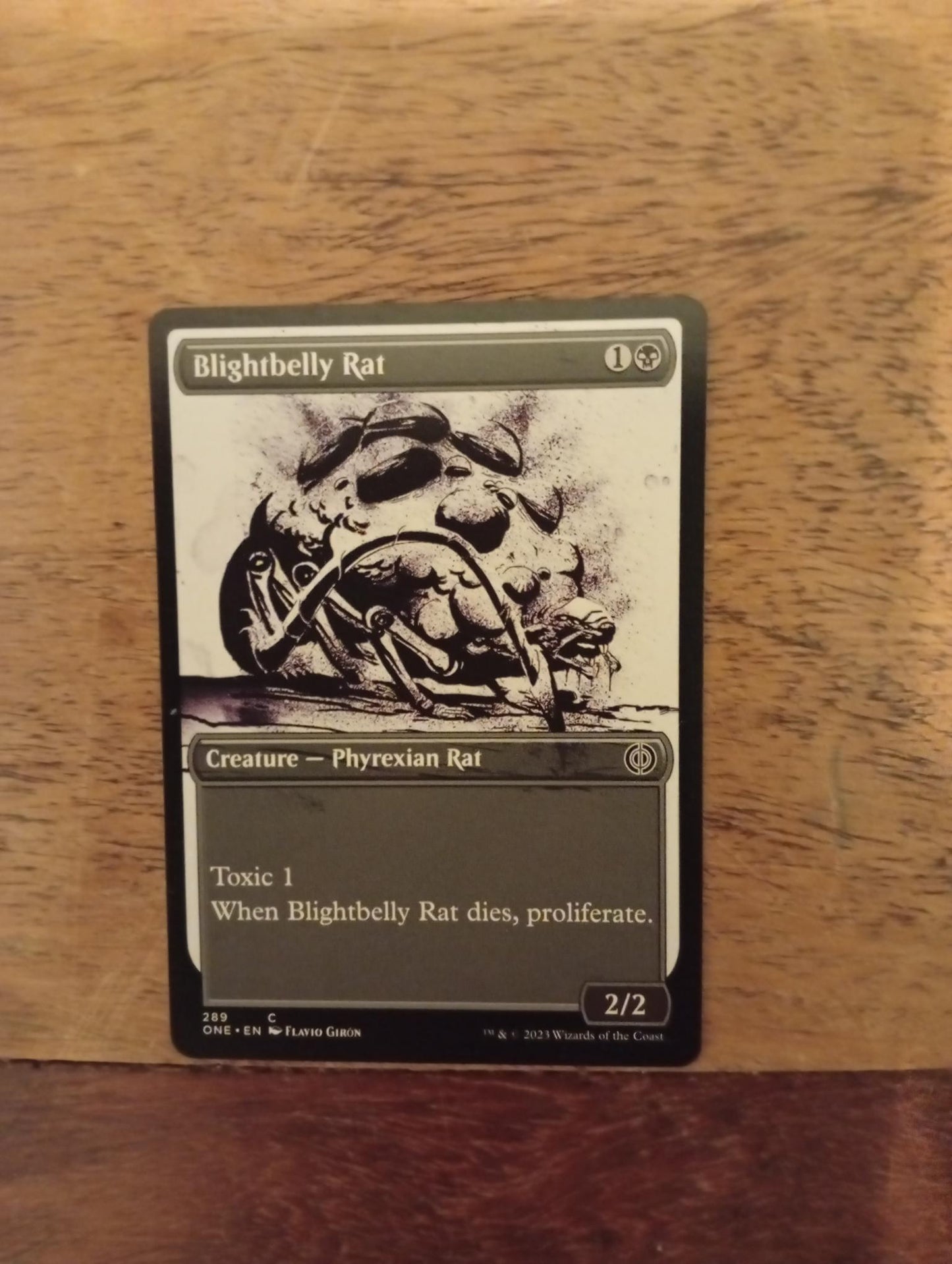 Magic The Gathering Blightbelly Rat (Showcase) 289 Phyrexia All Will Be One
