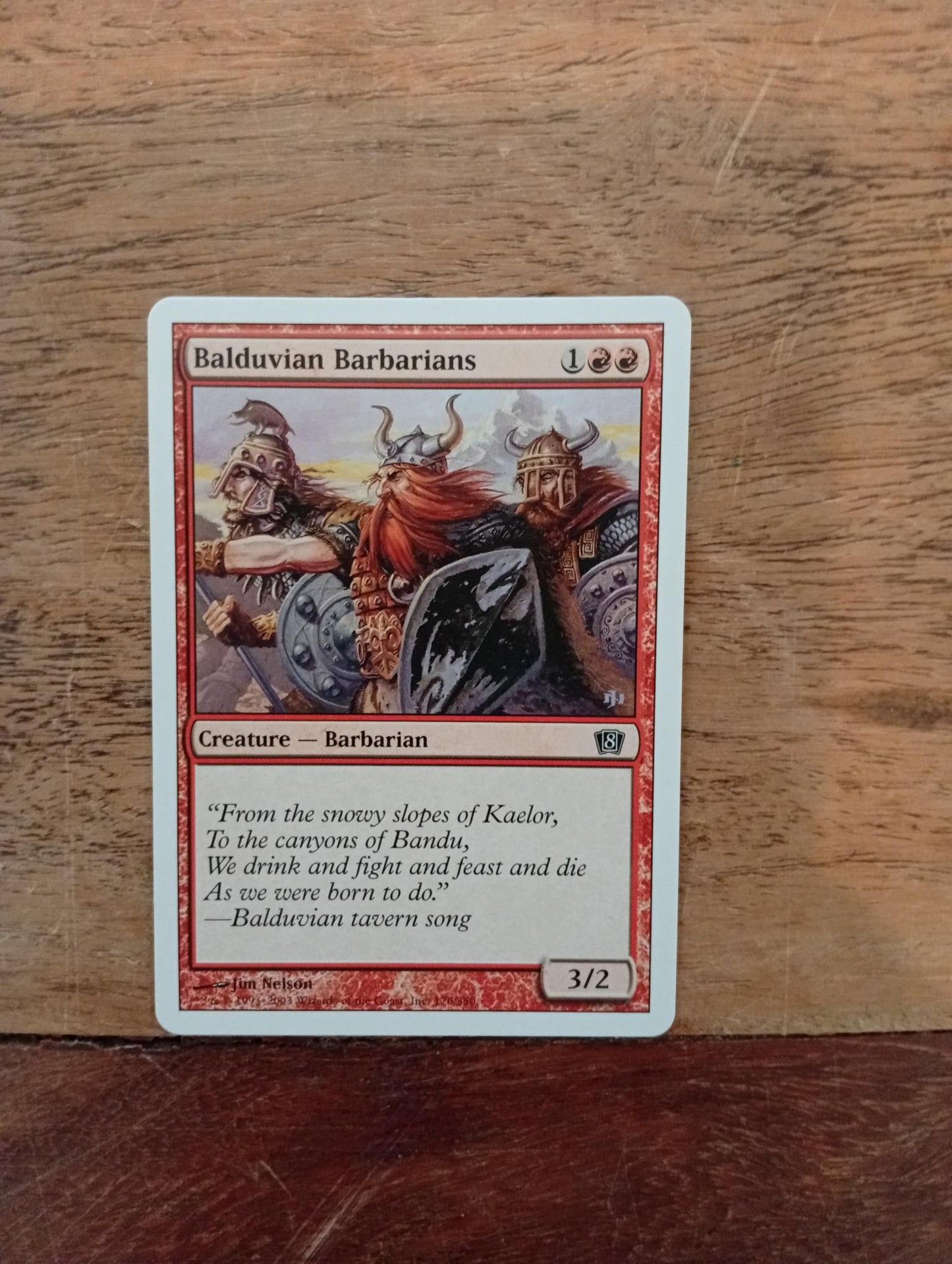Magic The Gathering Balduvian Barbarians 176/350 Eighth Edition