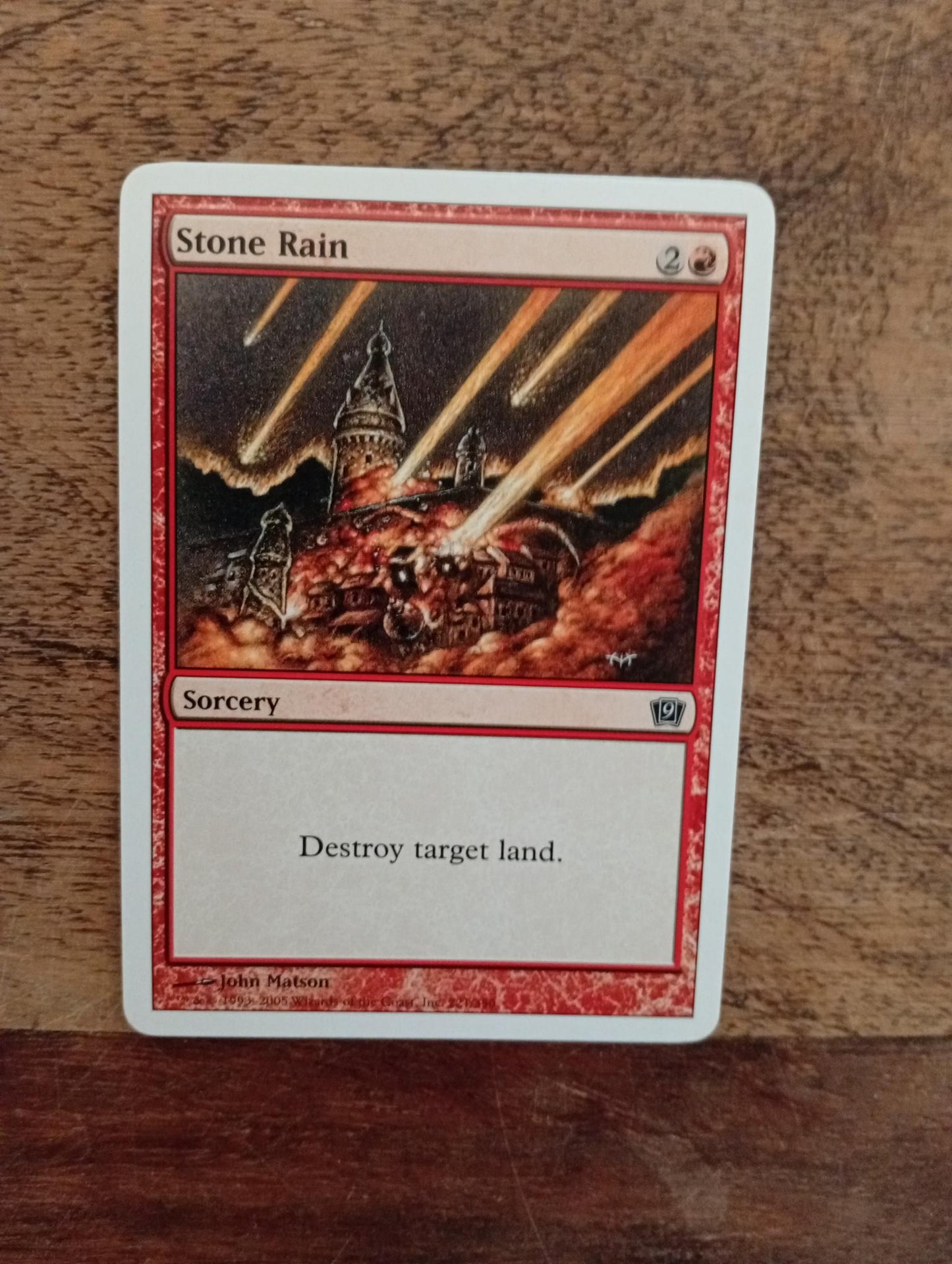 Magic The Gathering Stone Rain 221/350 Ninth Edition