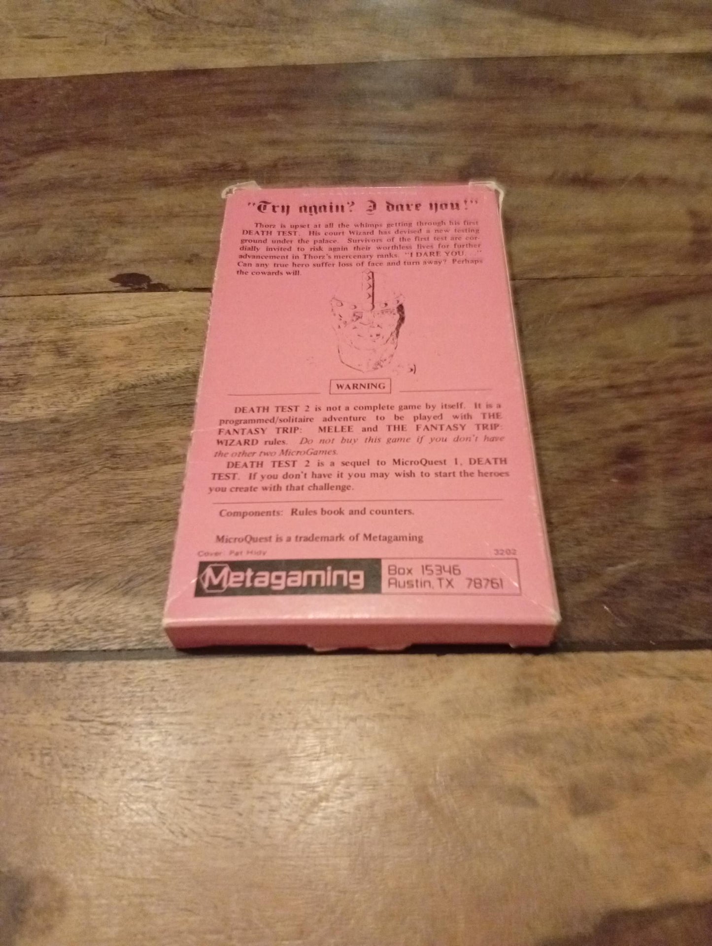 Death Test 2 MicroQuest #2 Metagaming 1980