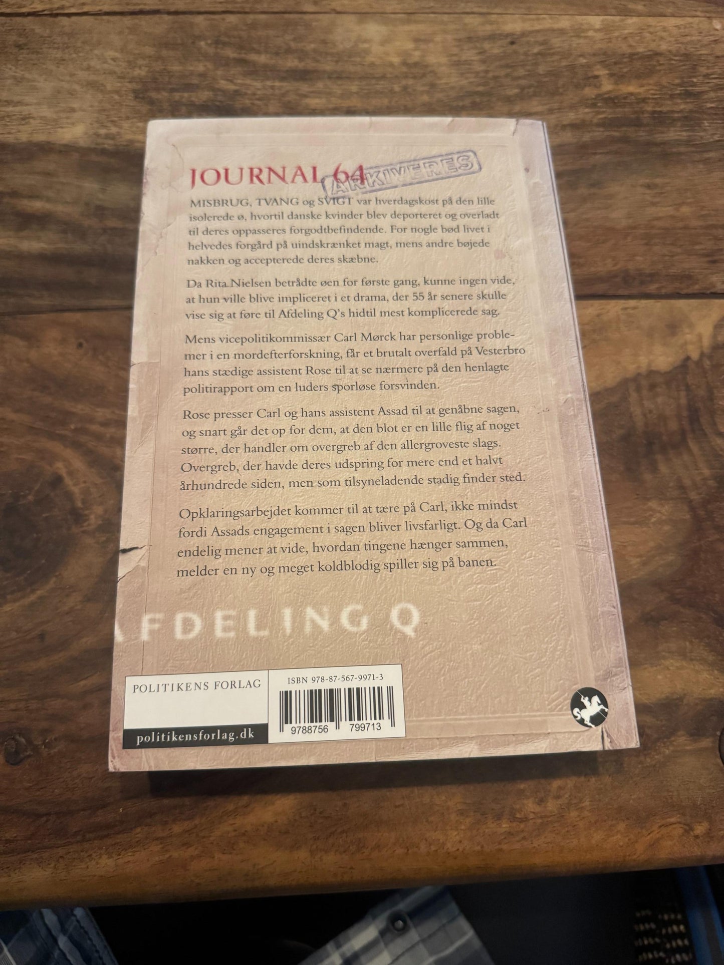 Journal 64 Jussi Adler-Olsen Politiken 2011