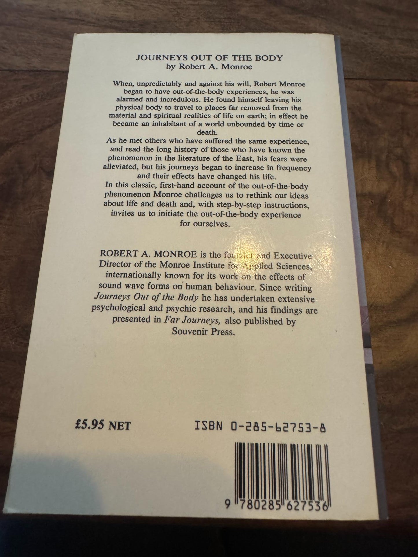 Journeys Out of the Body Robert A. Monroe