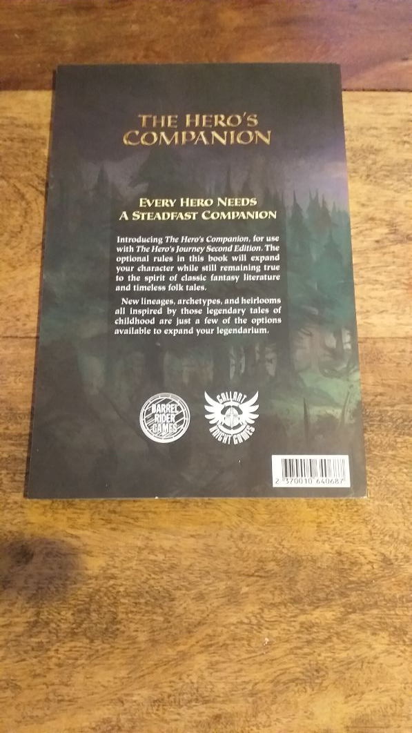The Hero’s Companion From Gallant Knight Games - books