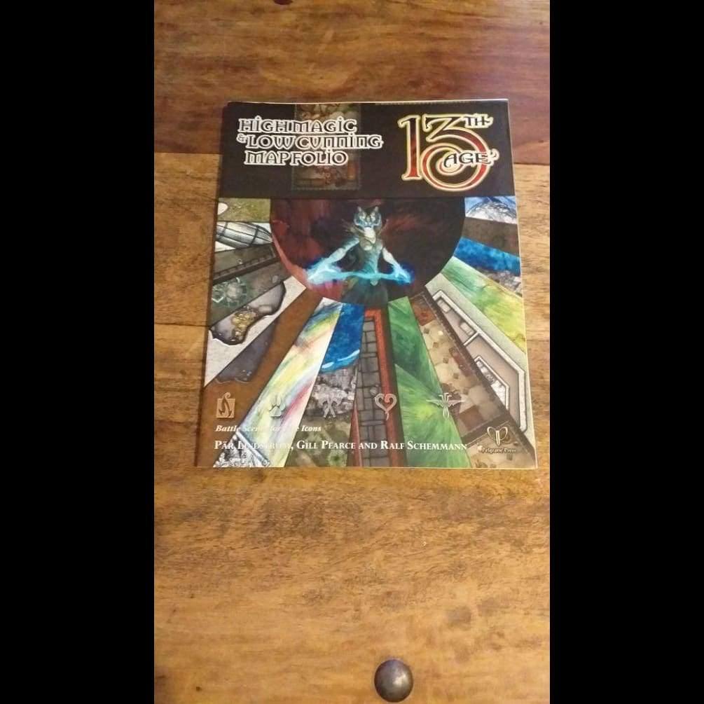 13th Age High Magic & Low Cunning Map Folio by Pelgrane Press - books