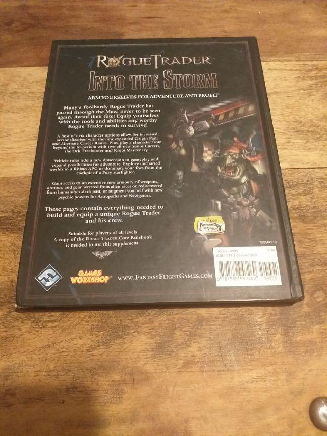 Rogue Trader Into the Storm Warhammer 40K RPG - books