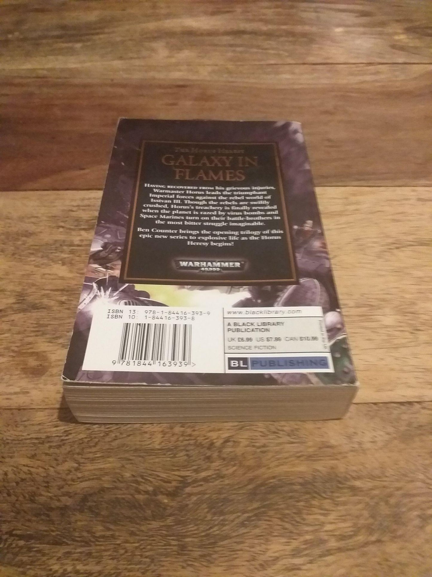 Galaxy in Flames The Horus Heresy #3 Black Library Warhammer 40k Ben Counter 1st print - books