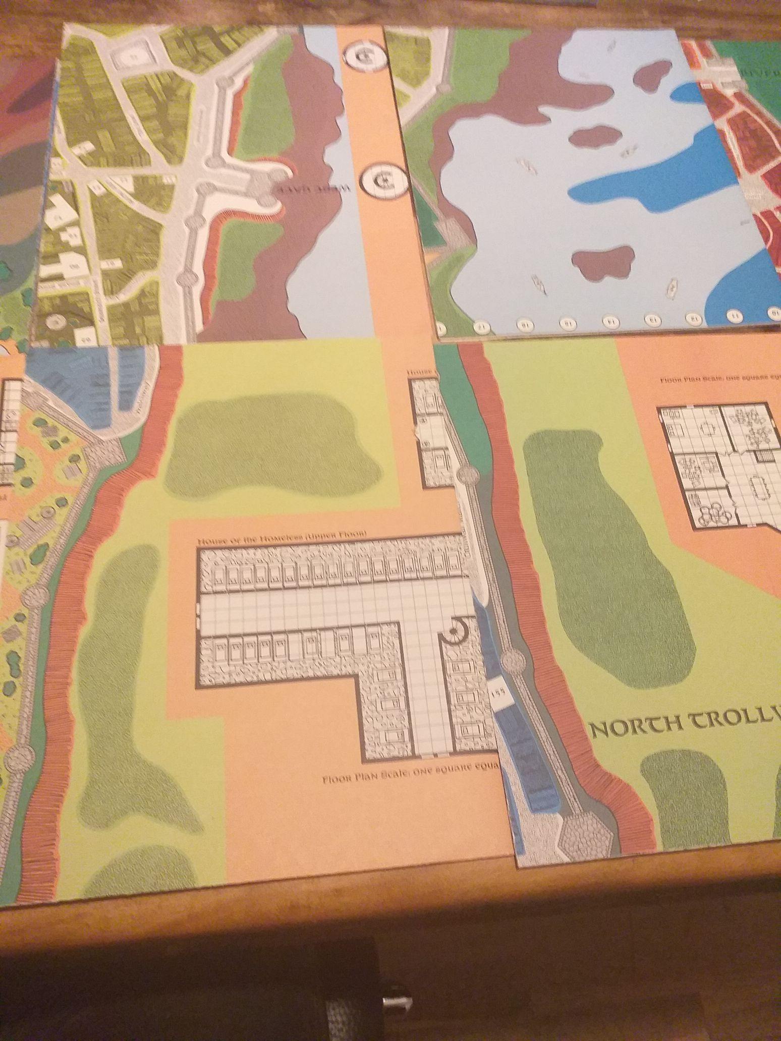 Forgotten Realms City System Map Set AD&D Accessory Complete. - books