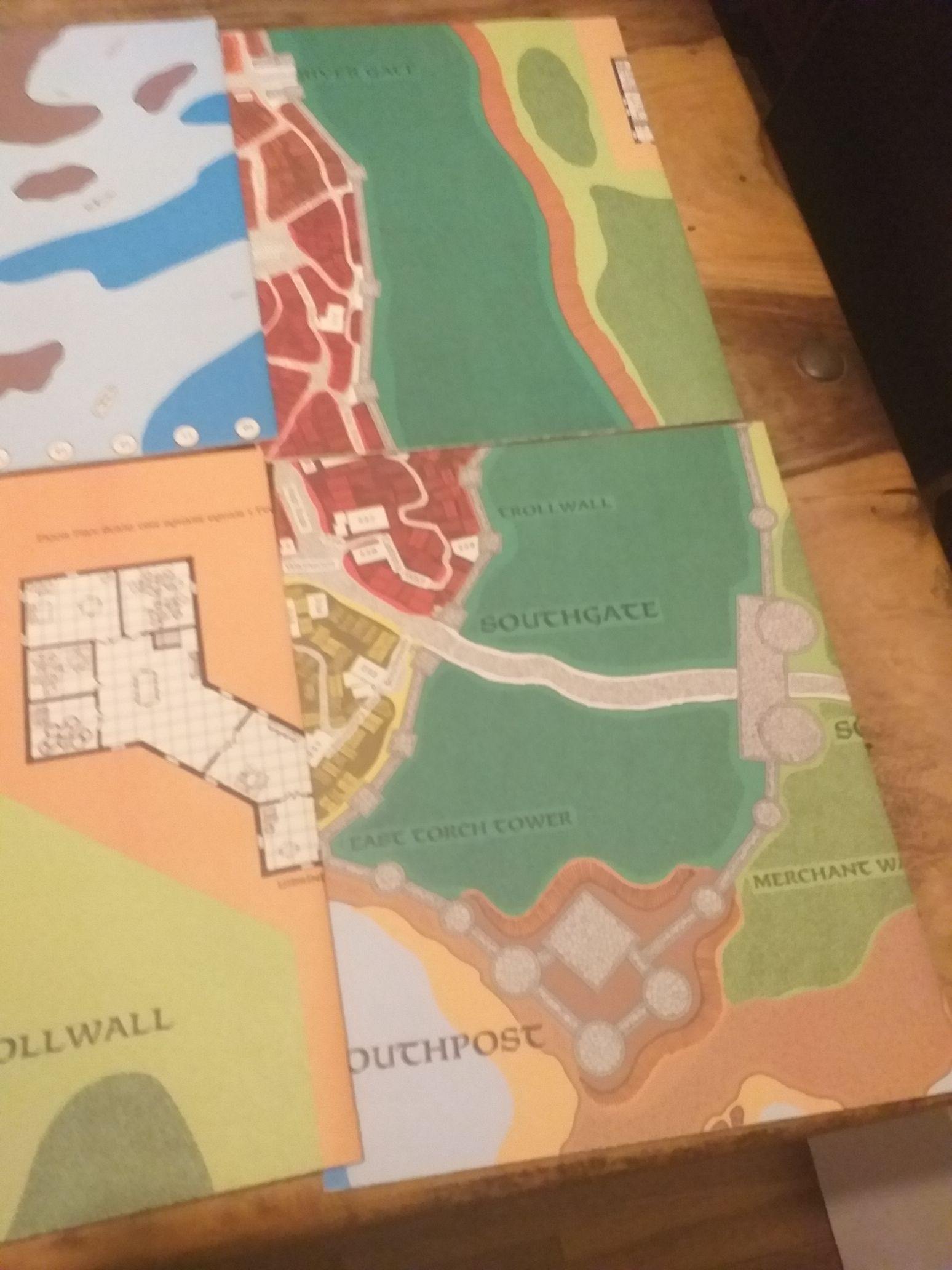 Forgotten Realms City System Map Set AD&D Accessory Complete. - books